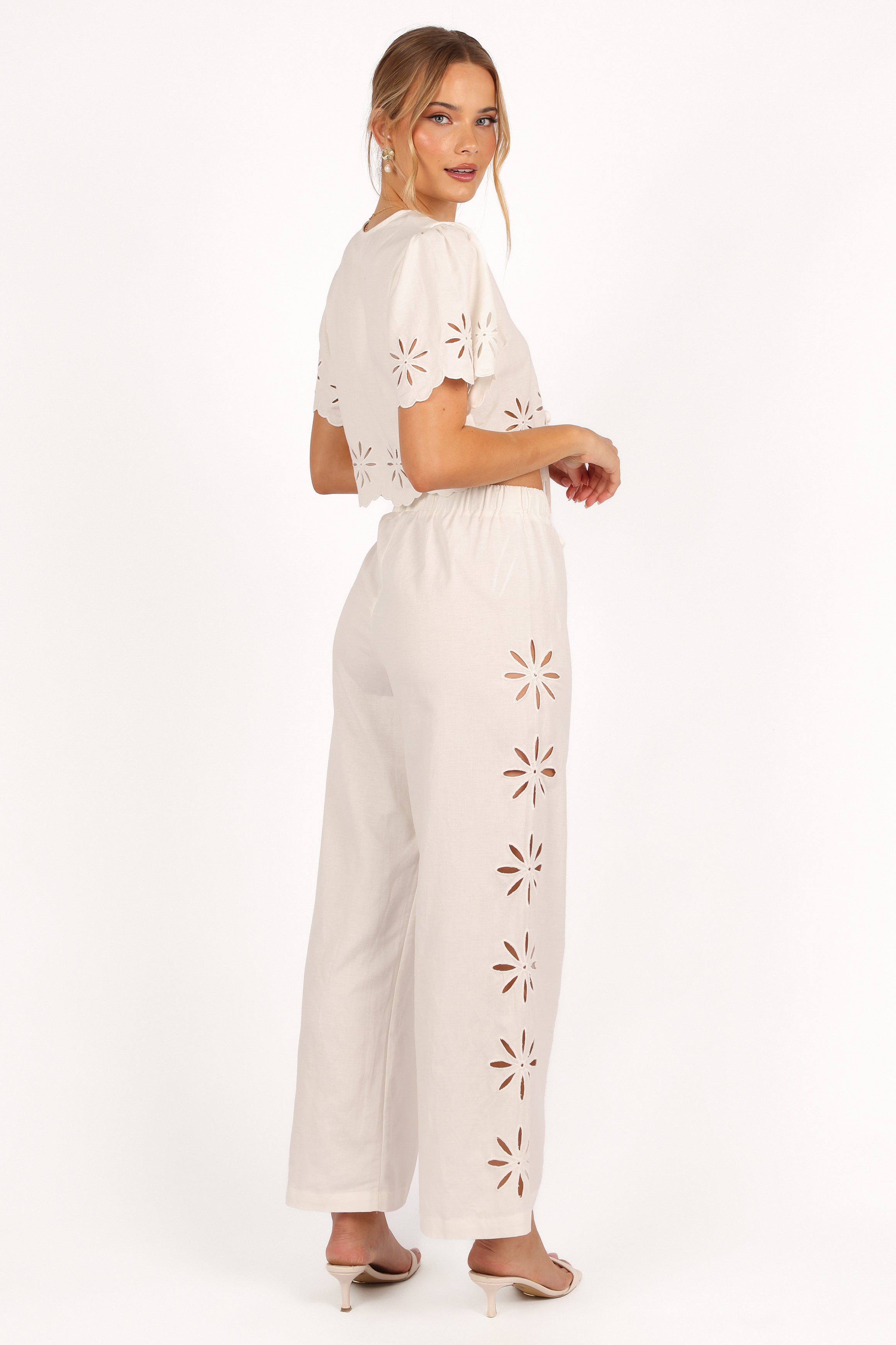 Petal and Pup USA SETS Chloe Two Piece Set - White