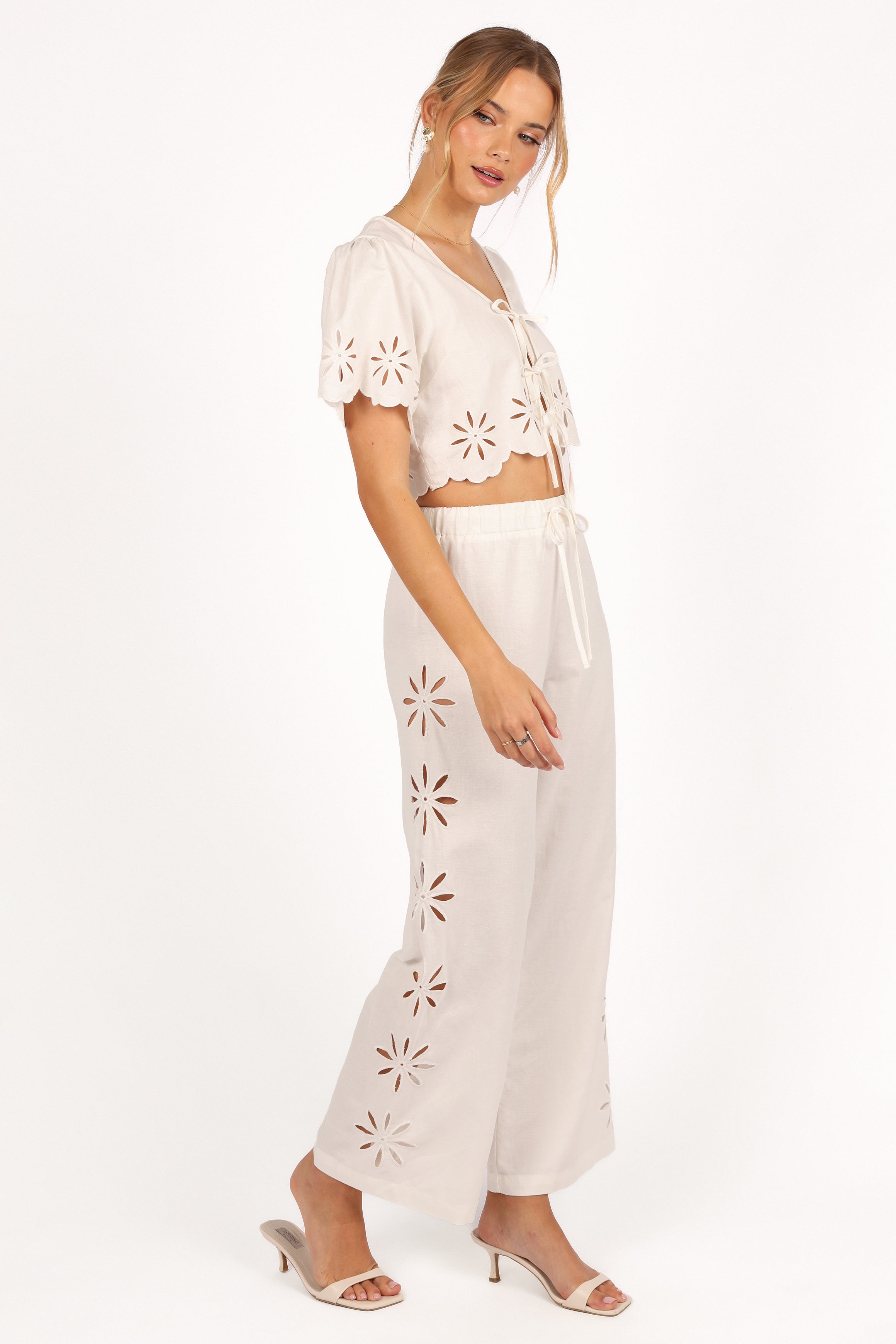 Petal and Pup USA SETS Chloe Two Piece Set - White