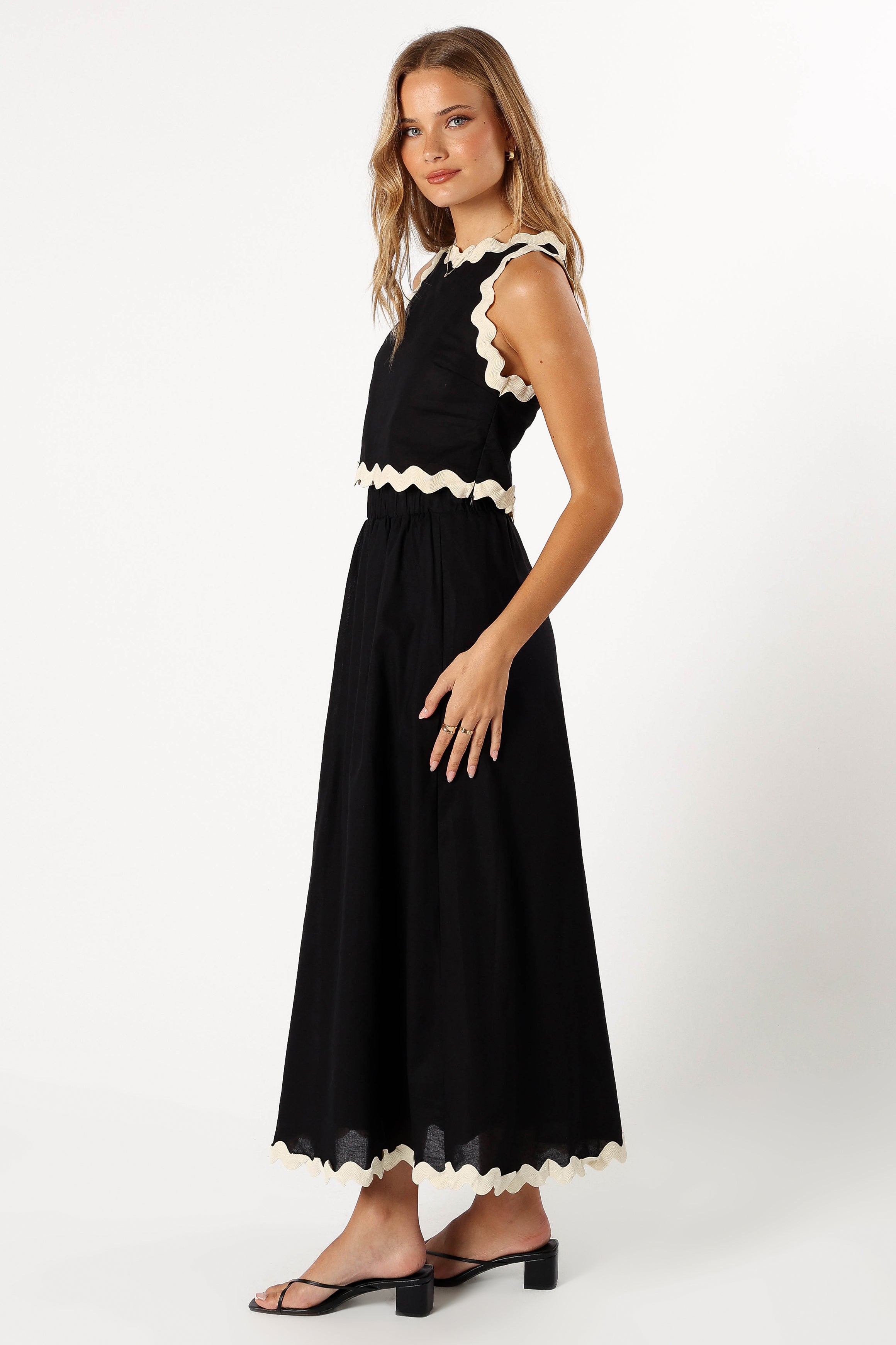 Petal and Pup USA SETS Chrissy Two Piece Set - Black Cream