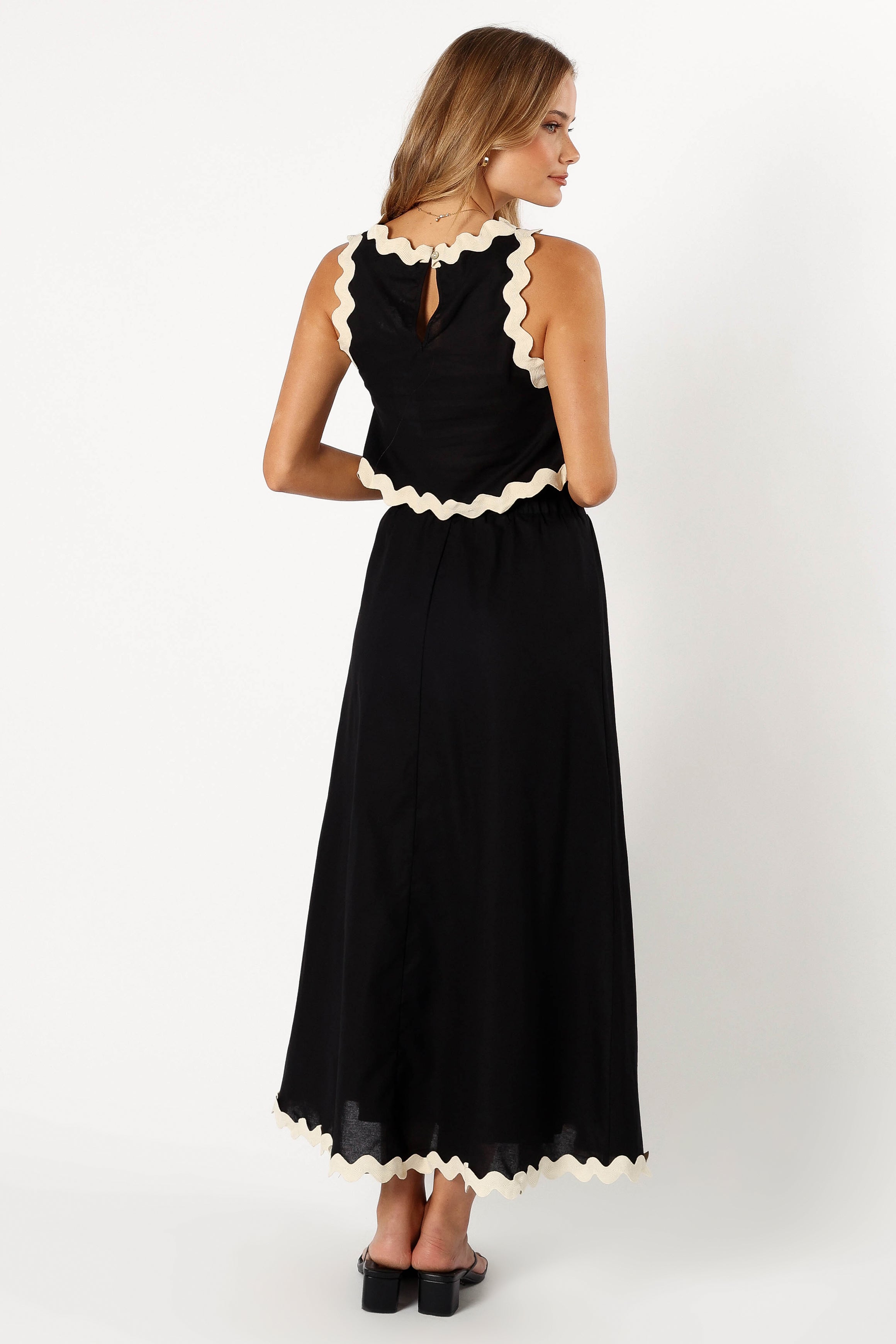 Petal and Pup USA SETS Chrissy Two Piece Set - Black Cream