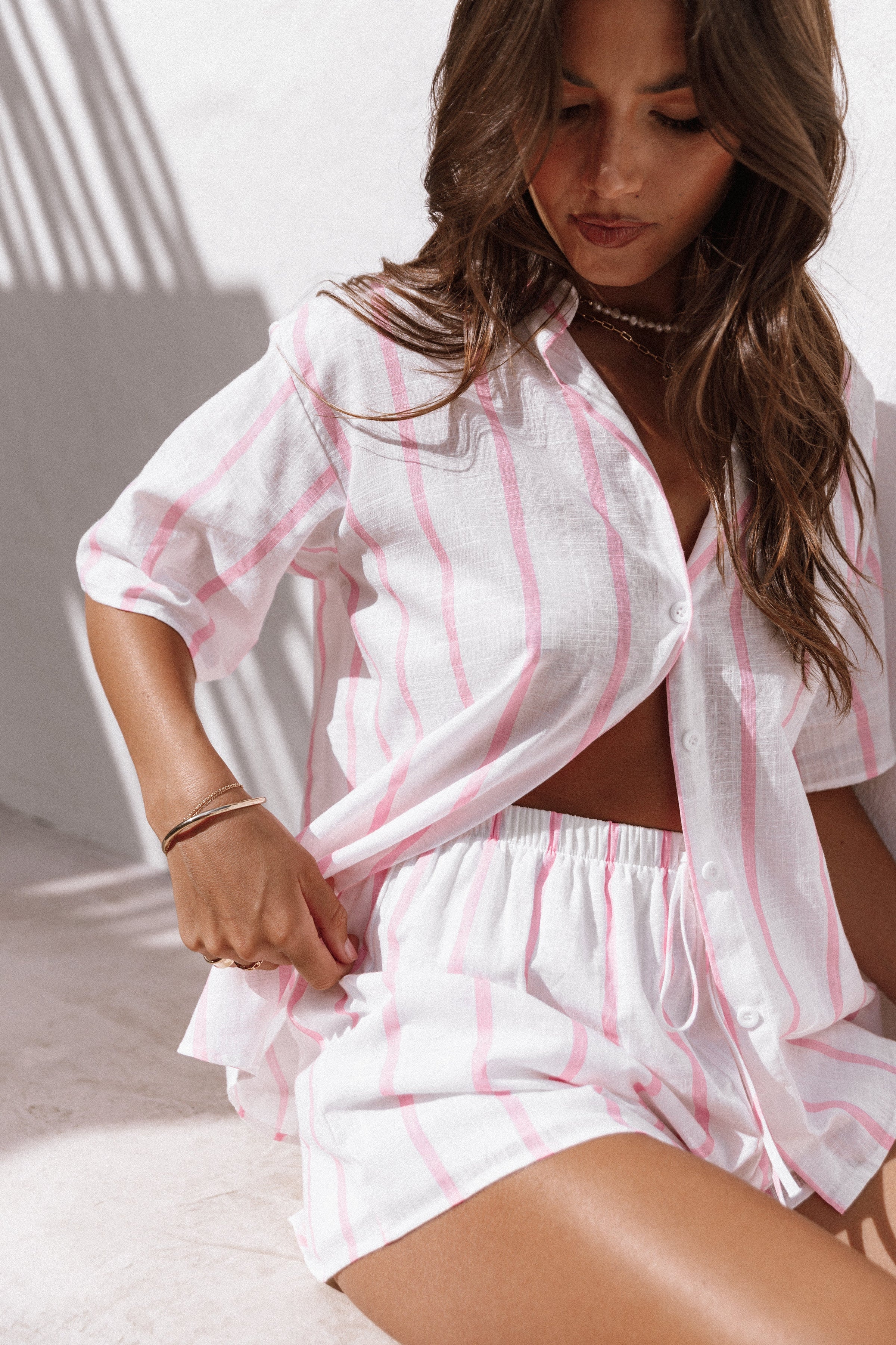 Petal and Pup USA SETS Costa Short Set - White