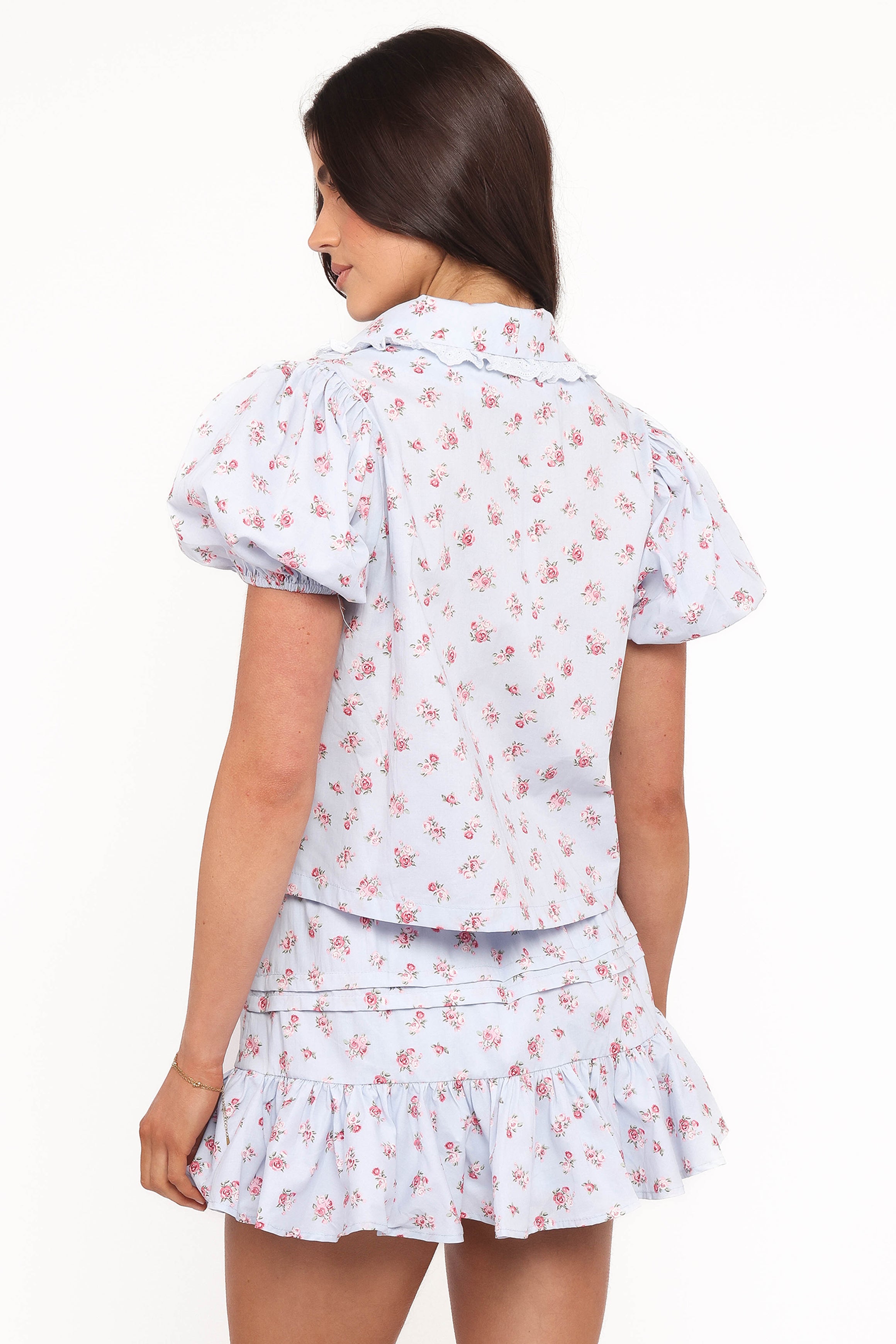 Petal and Pup USA SETS Courtney Skirt Set - Blue
