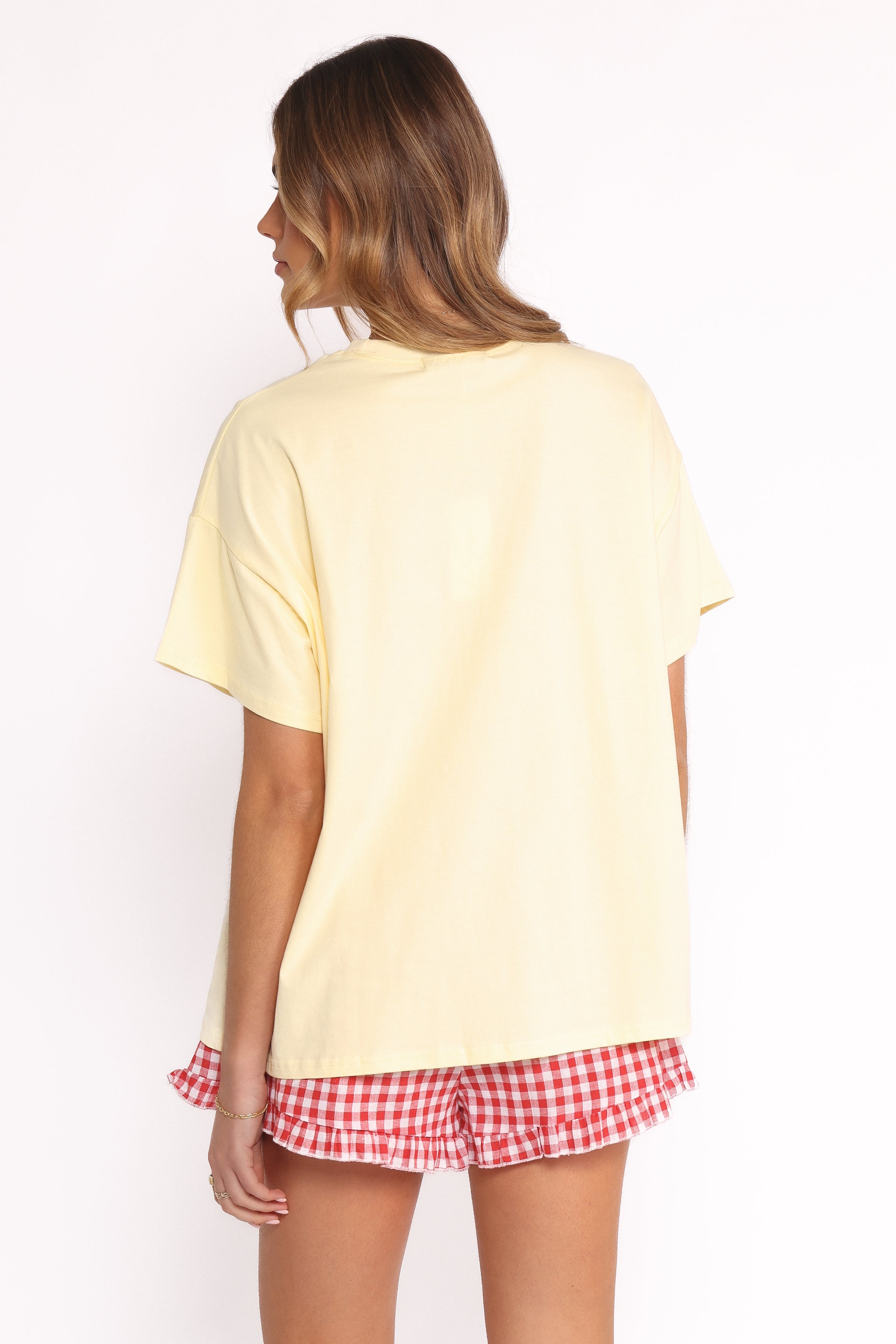 Petal and Pup USA SETS Daphne Short Set - Yellow Red Gingham