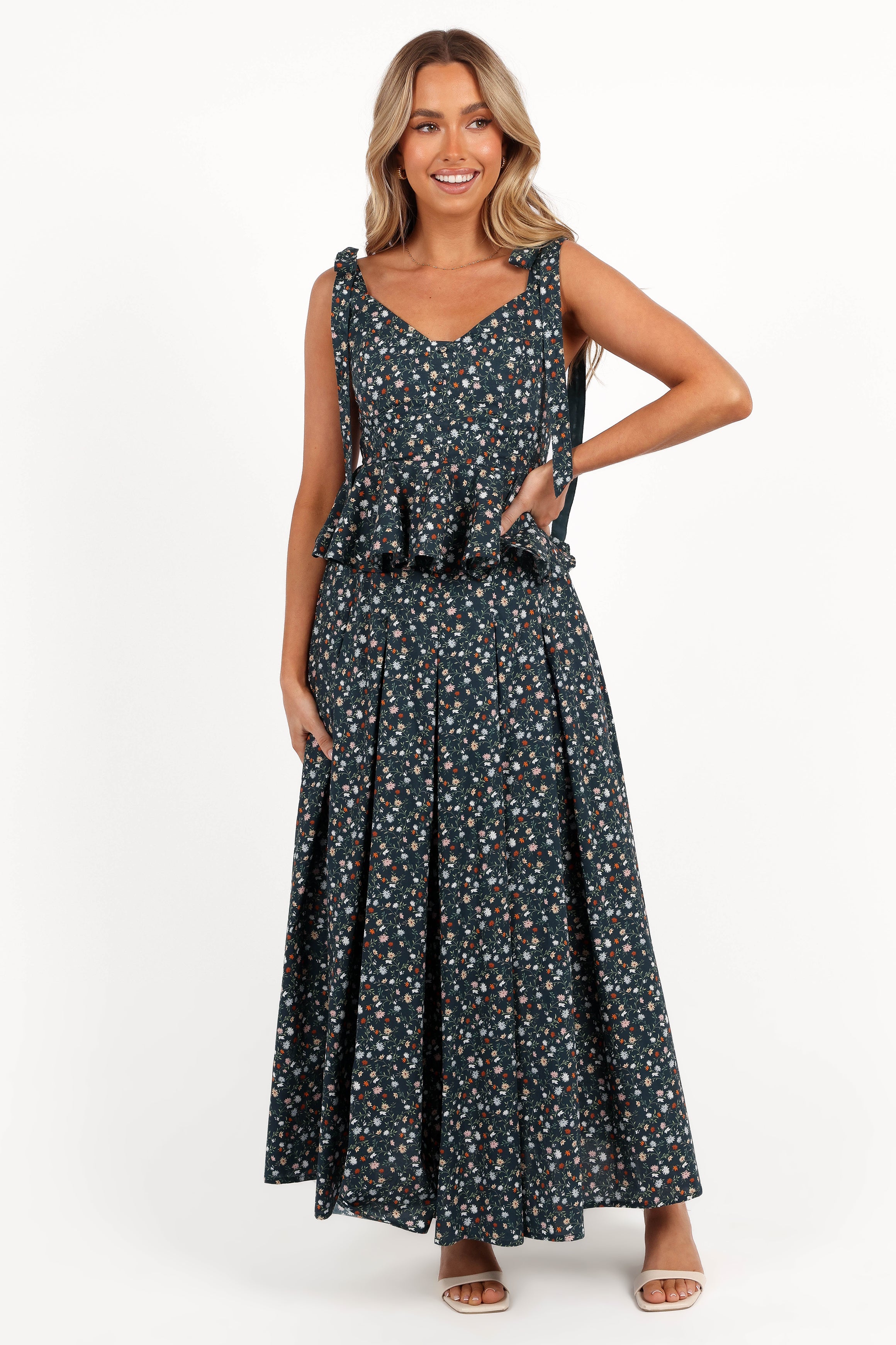 Petal and Pup USA SETS Eden Two Piece Set - Hunter Green