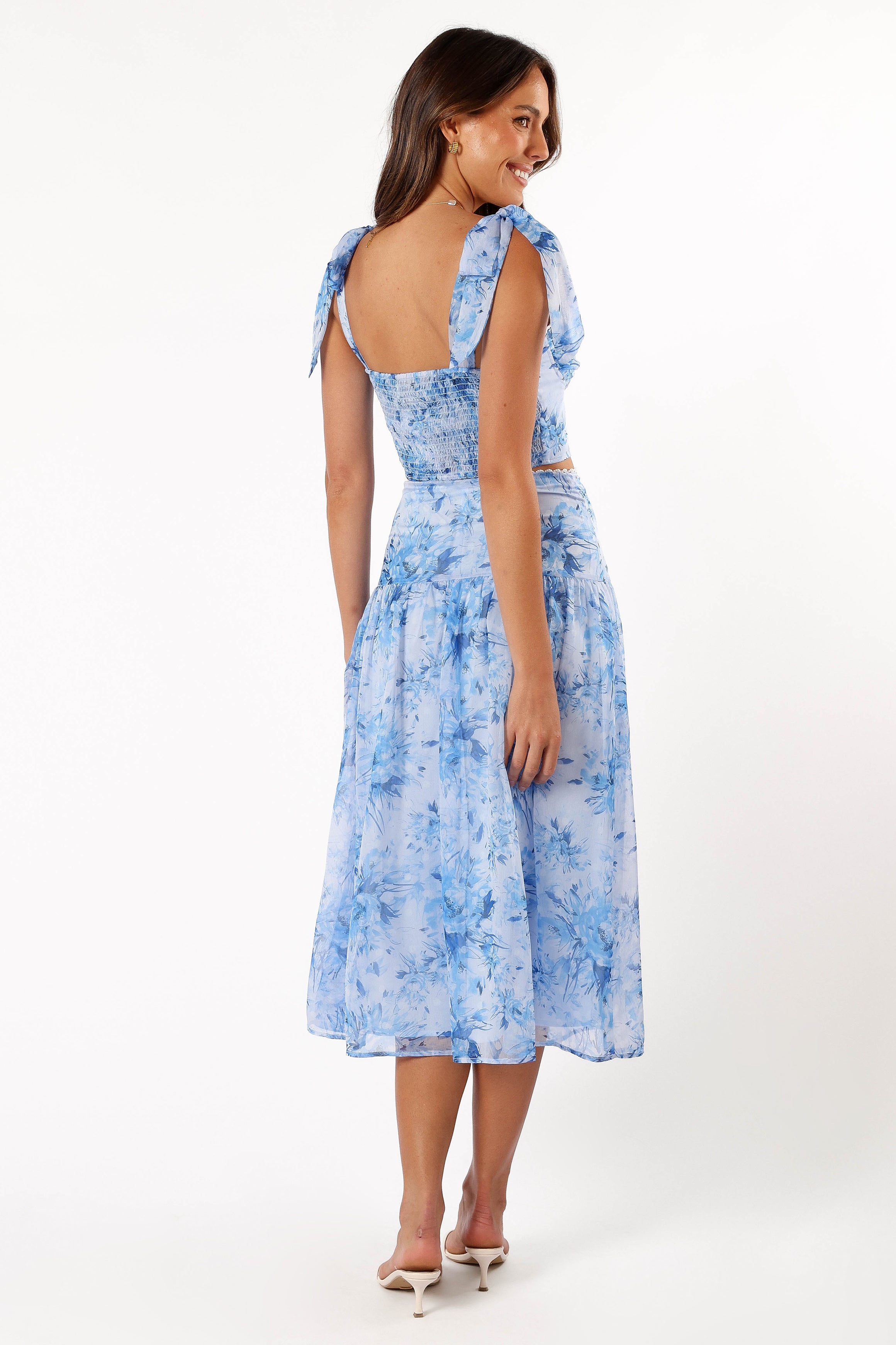 Petal and Pup USA SETS Elle Two Piece Set - Blue Floral