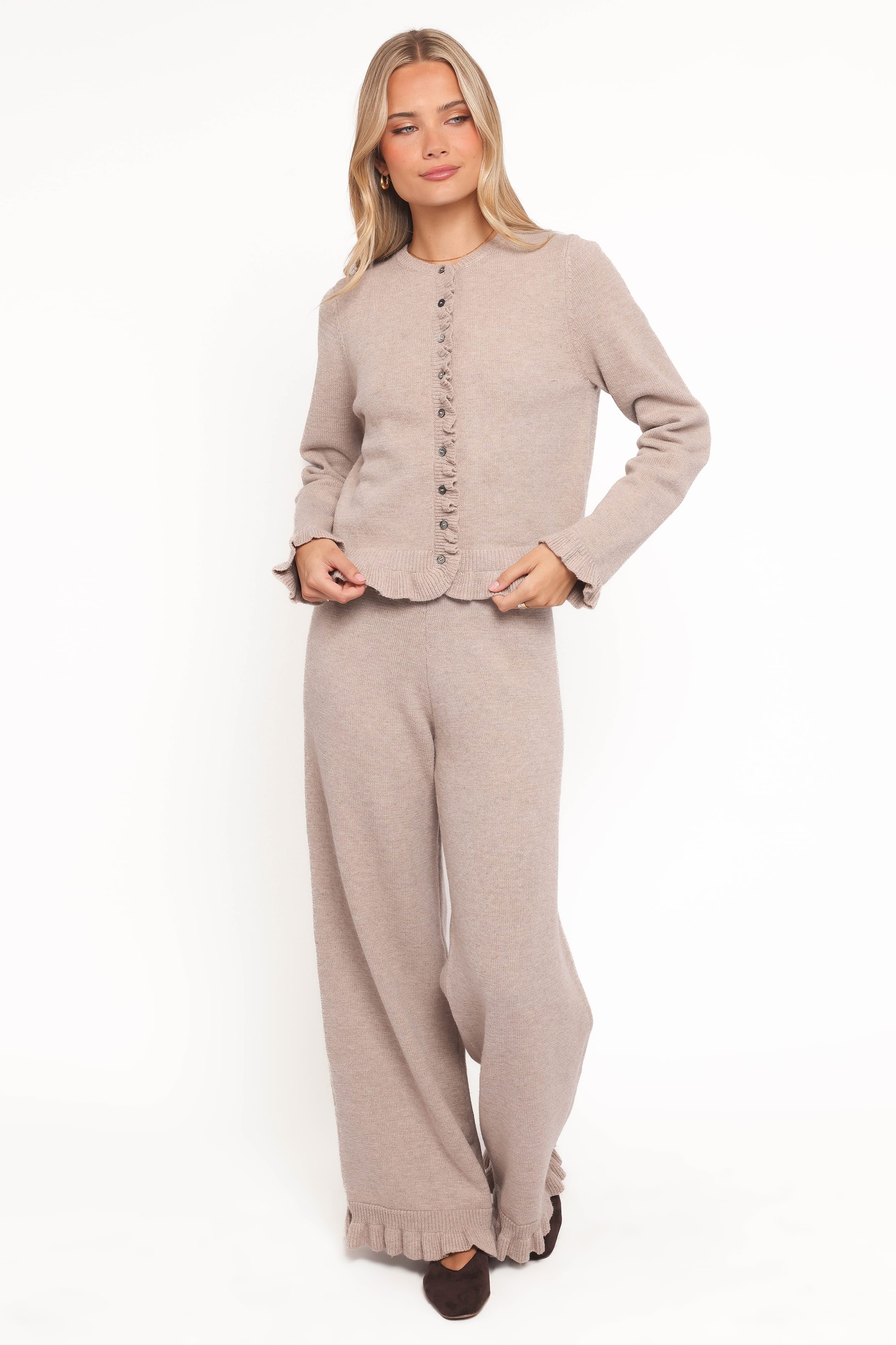 Petal and Pup USA SETS Eve Pant Set - Beige