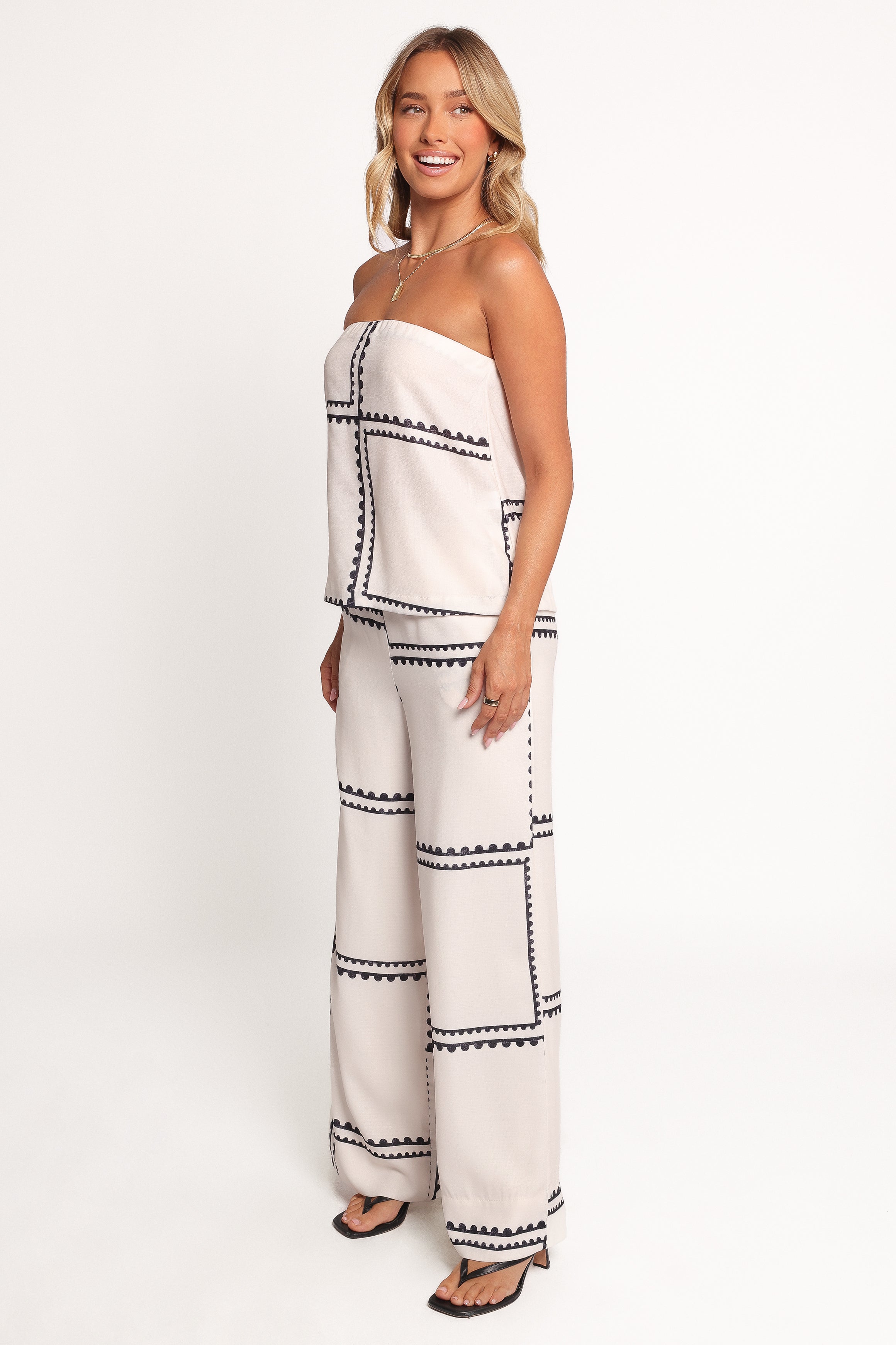 Petal and Pup USA SETS Ezra Pant Set - White