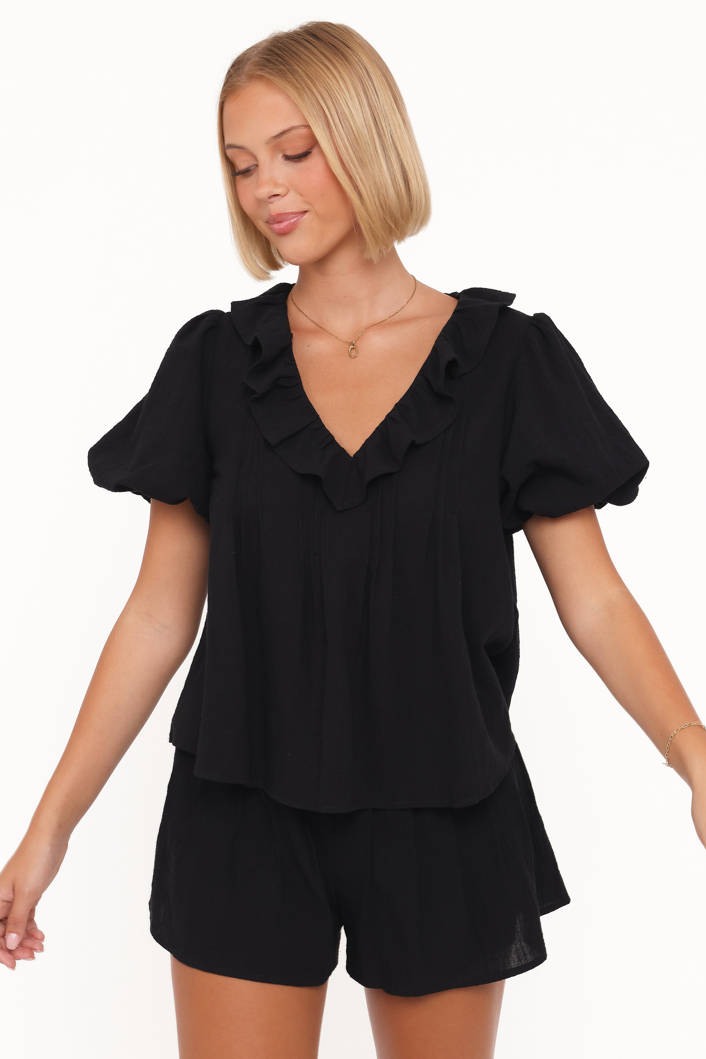 Petal and Pup USA SETS Felicity Short Set - Black