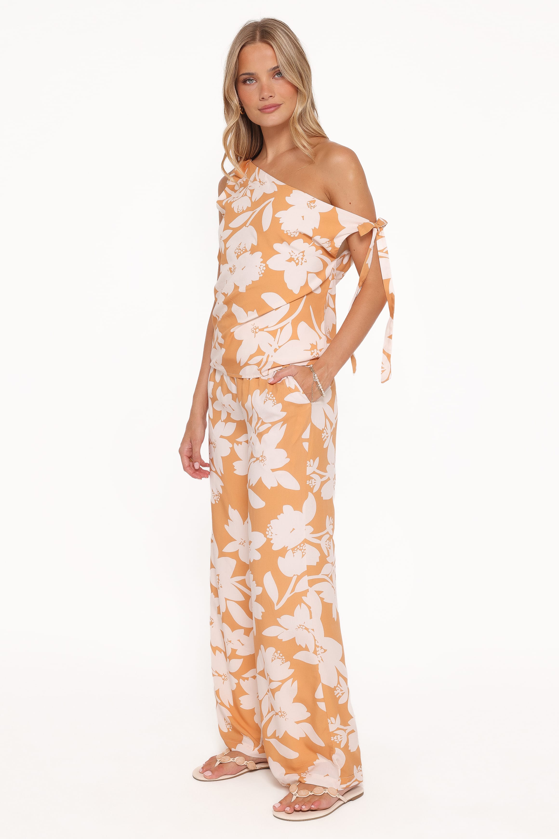Petal and Pup USA SETS Flynn Pant Set - Yellow Floral