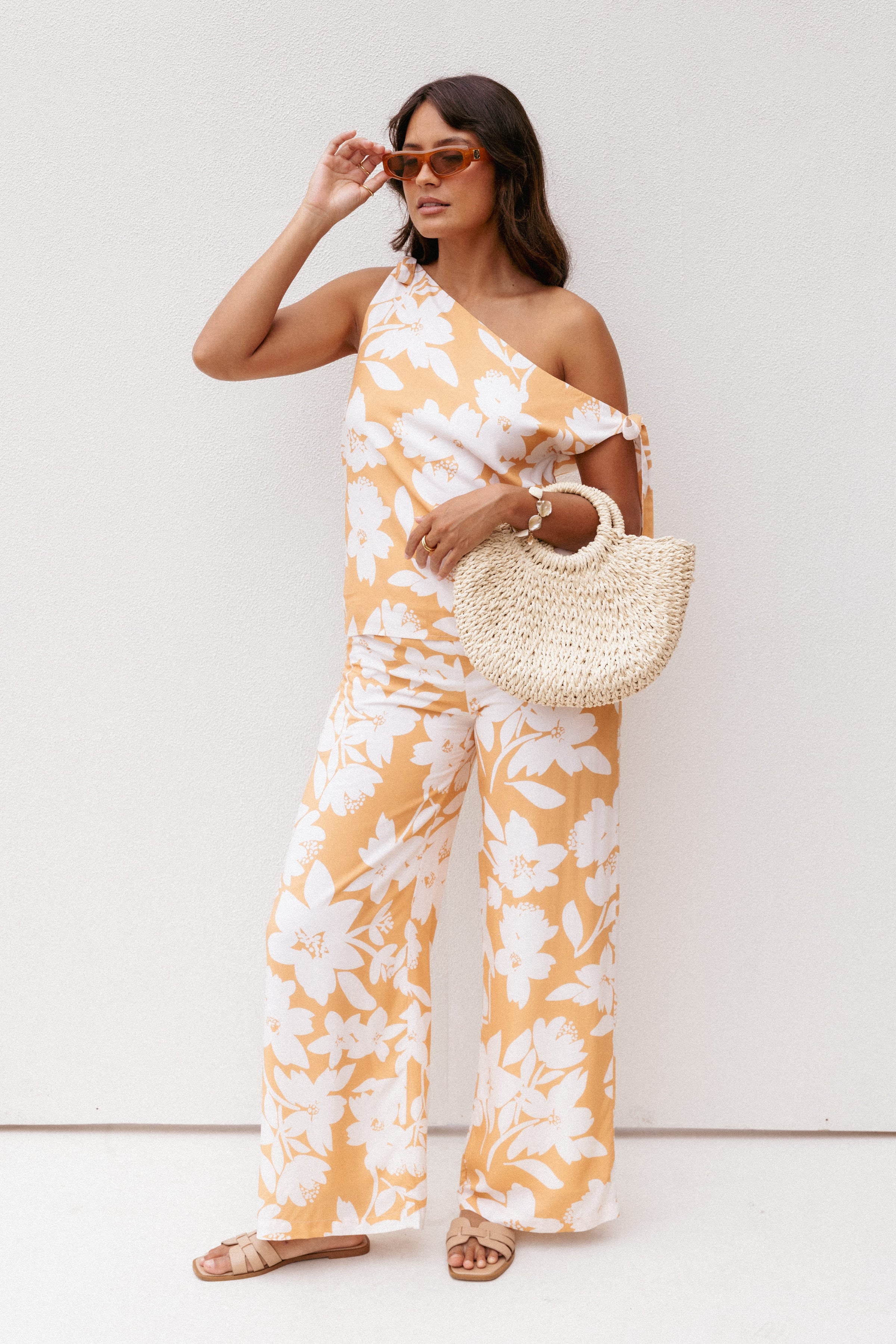 Petal and Pup USA SETS Flynn Pant Set - Yellow Floral