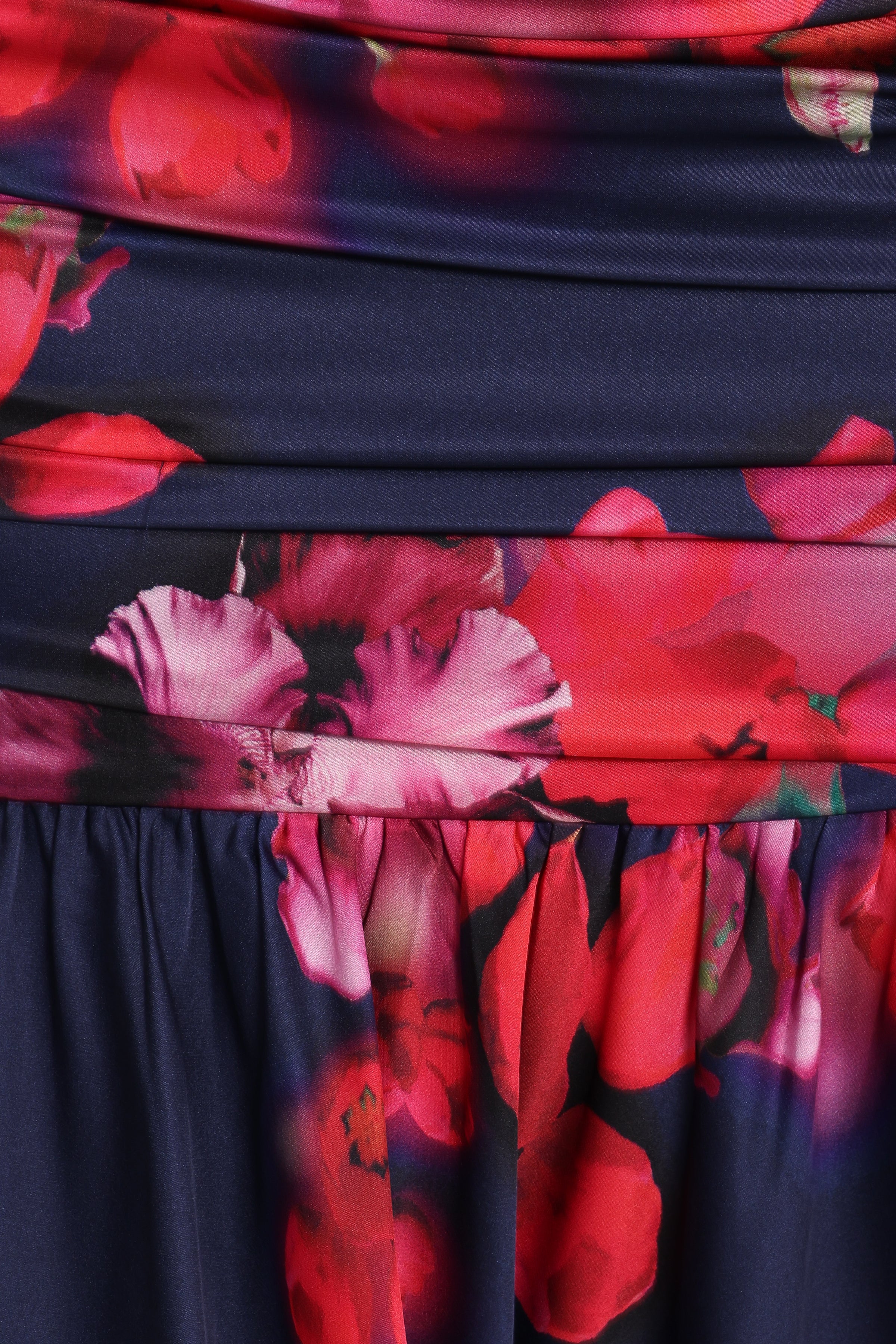 Petal and Pup USA SETS Freda Halter Skirt Set - Navy Floral