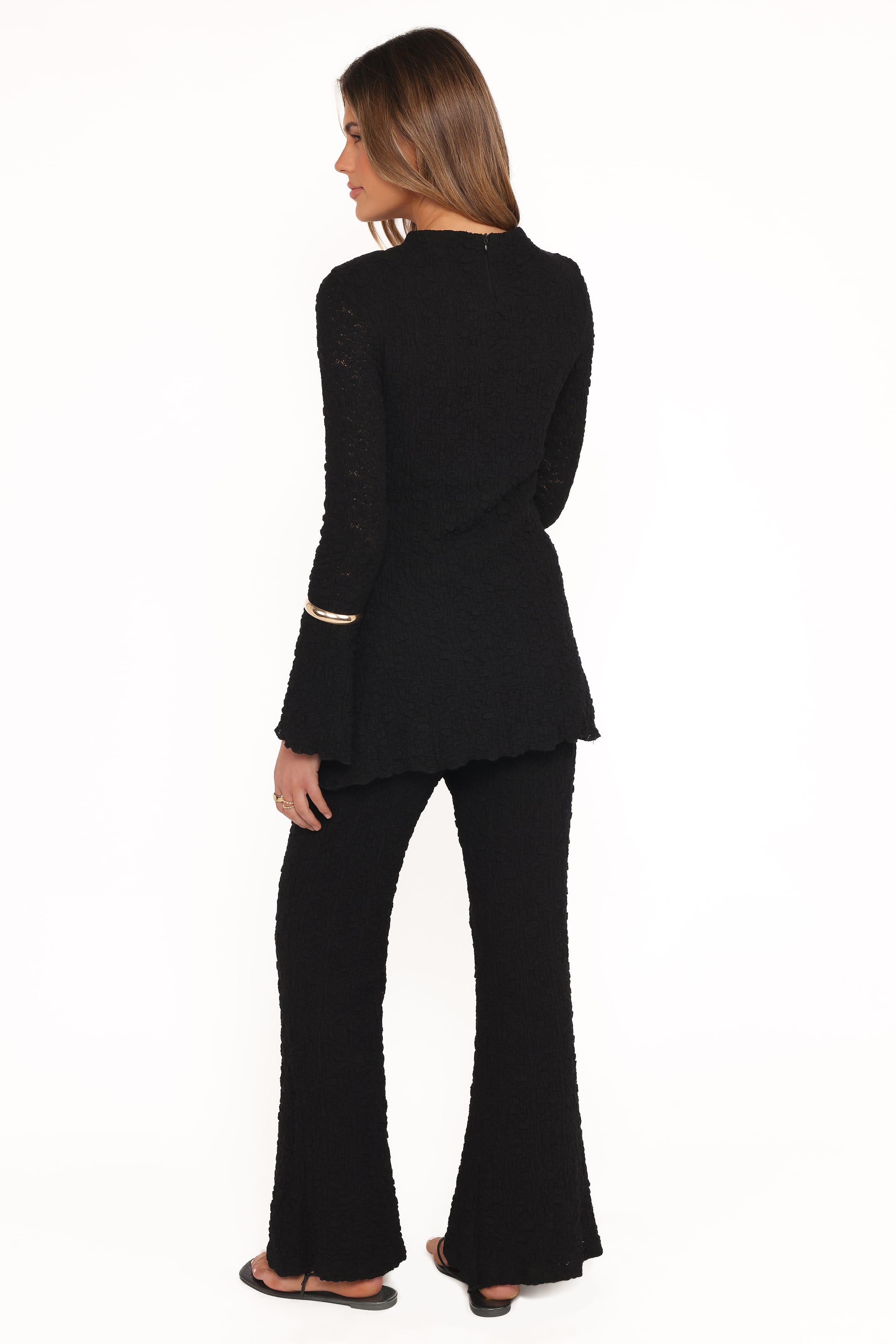 Petal and Pup USA SETS Gracie Lace Pant Set - Black