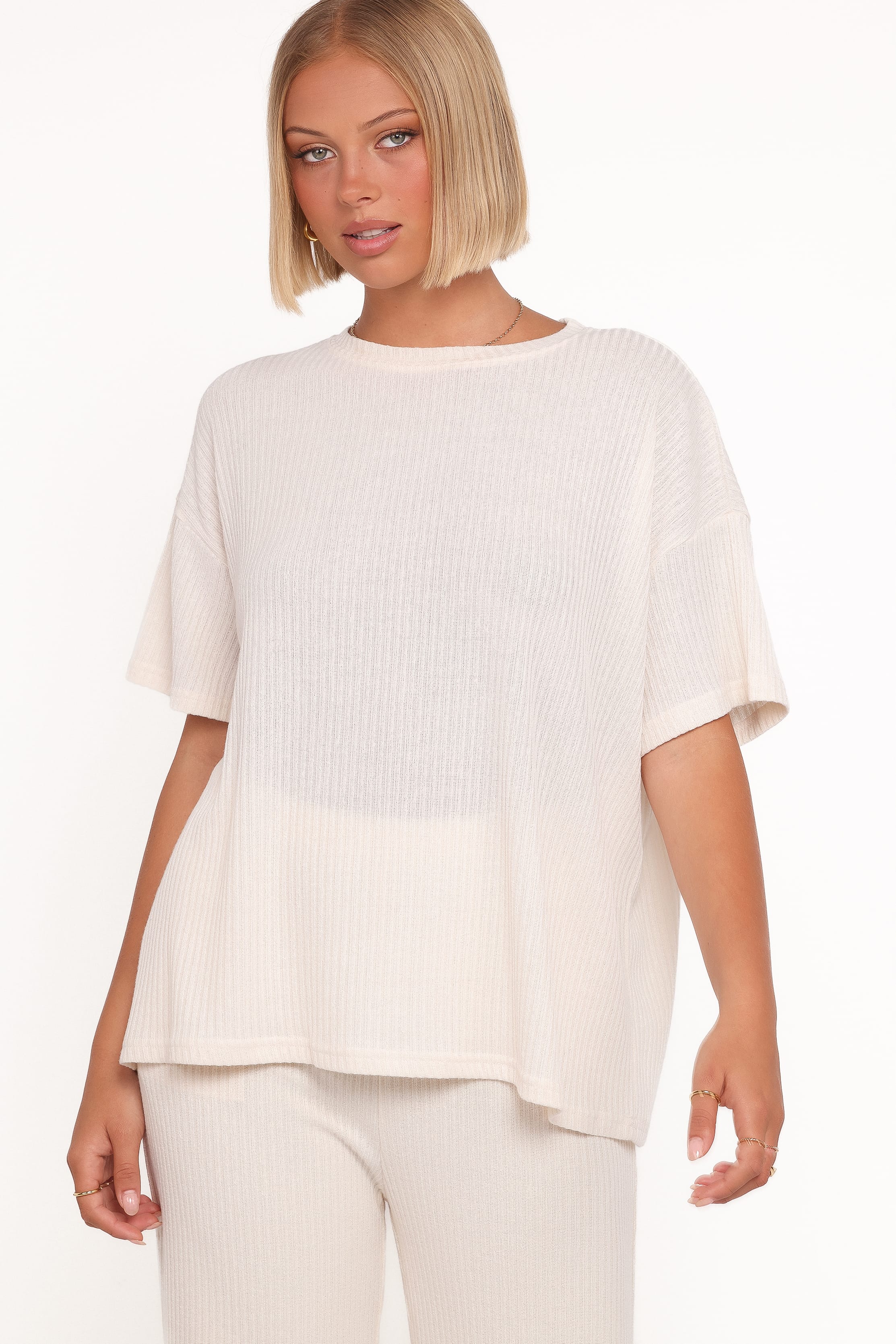 Petal and Pup USA SETS Granger Knit Pant Set - Cream