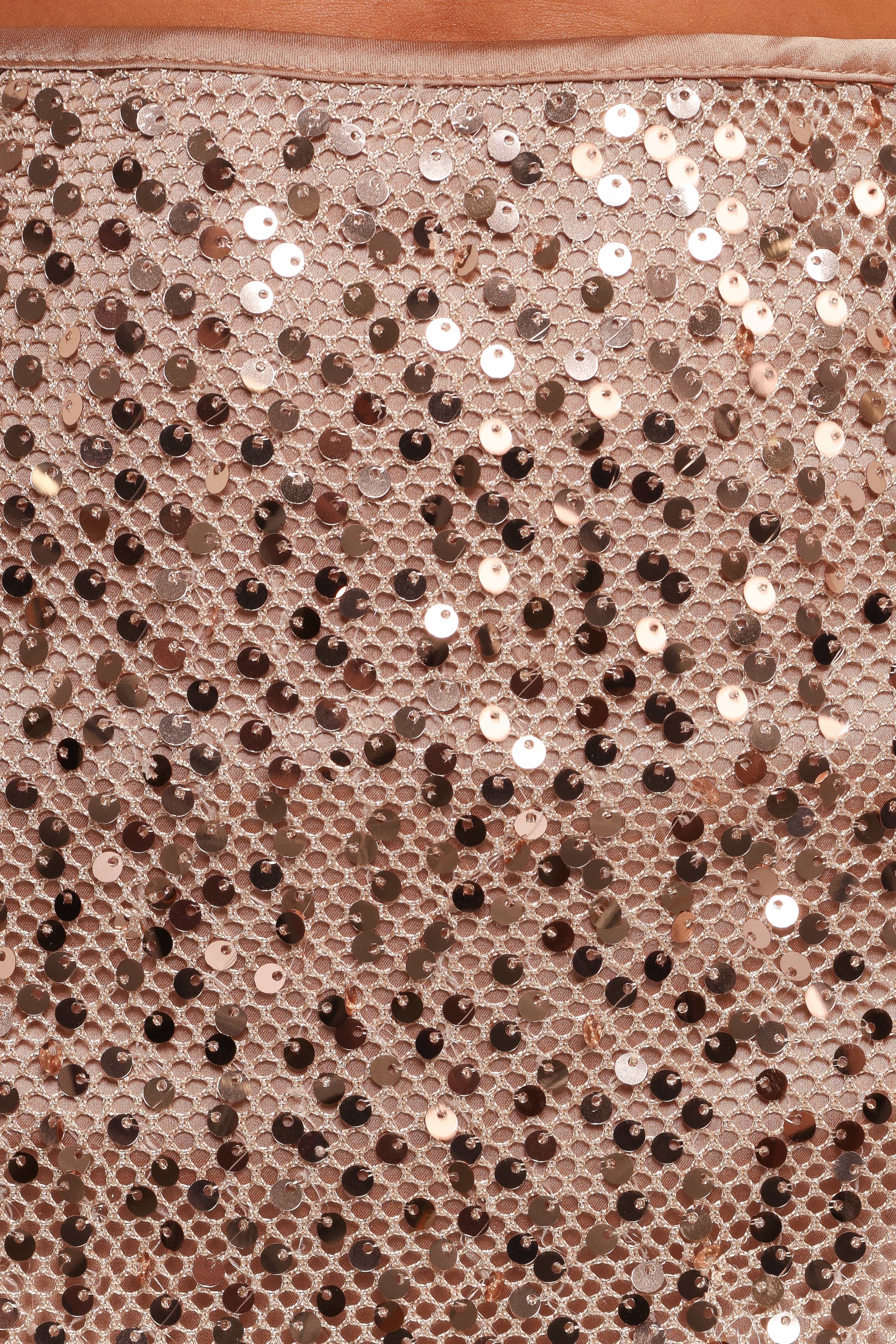 Petal and Pup USA SETS Hollyn Sequin Skirt Set - Gold