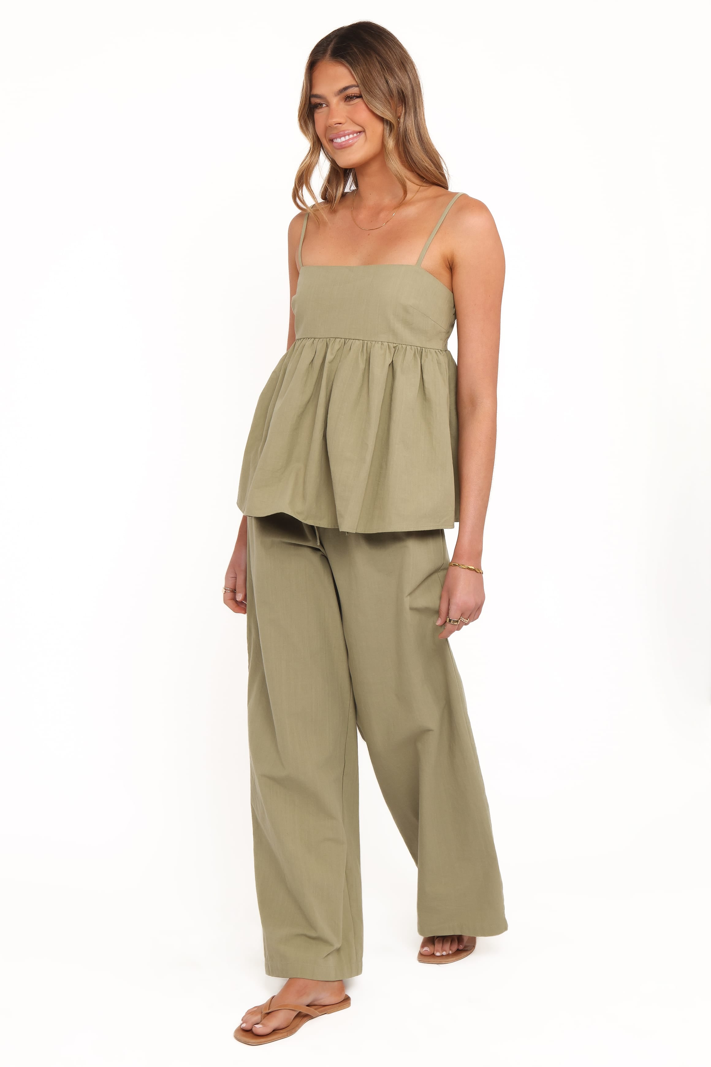 Petal and Pup USA SETS Jessica Pant Set - Olive