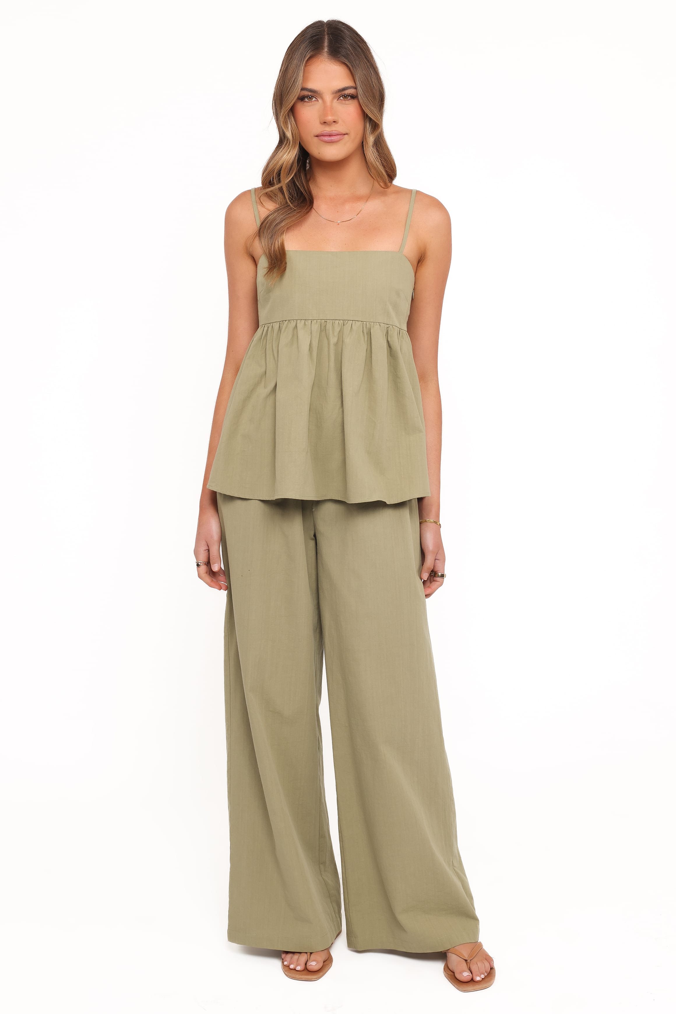 Petal and Pup USA SETS Jessica Pant Set - Olive
