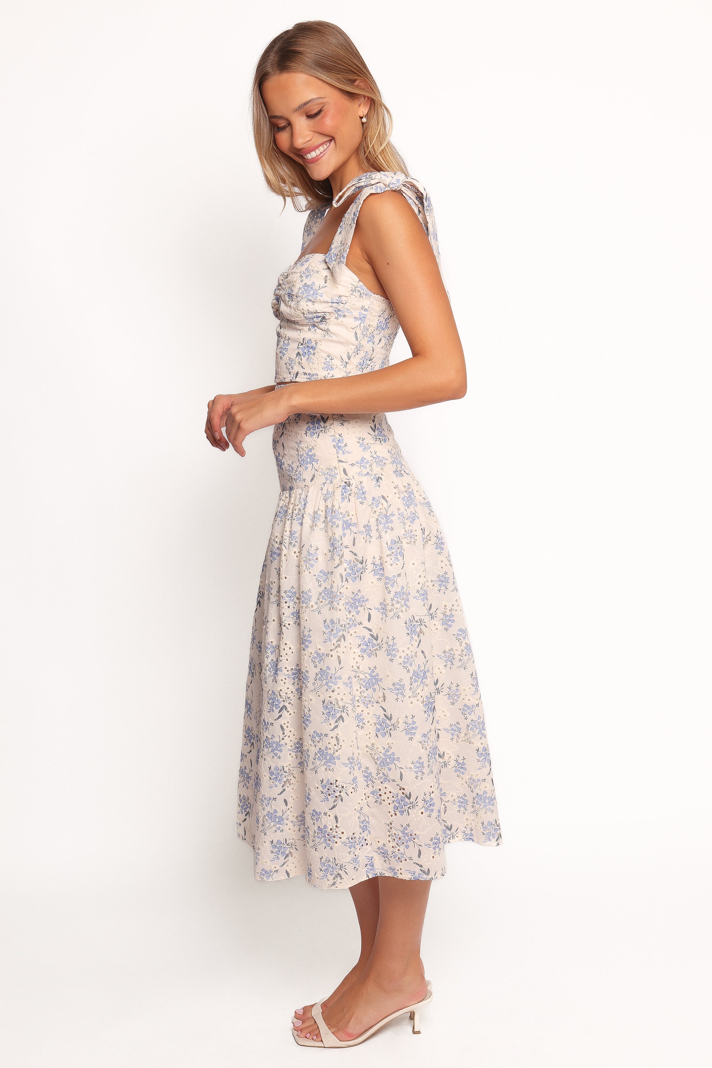 Petal and Pup USA SETS Kara Two Piece Set - Blue Floral