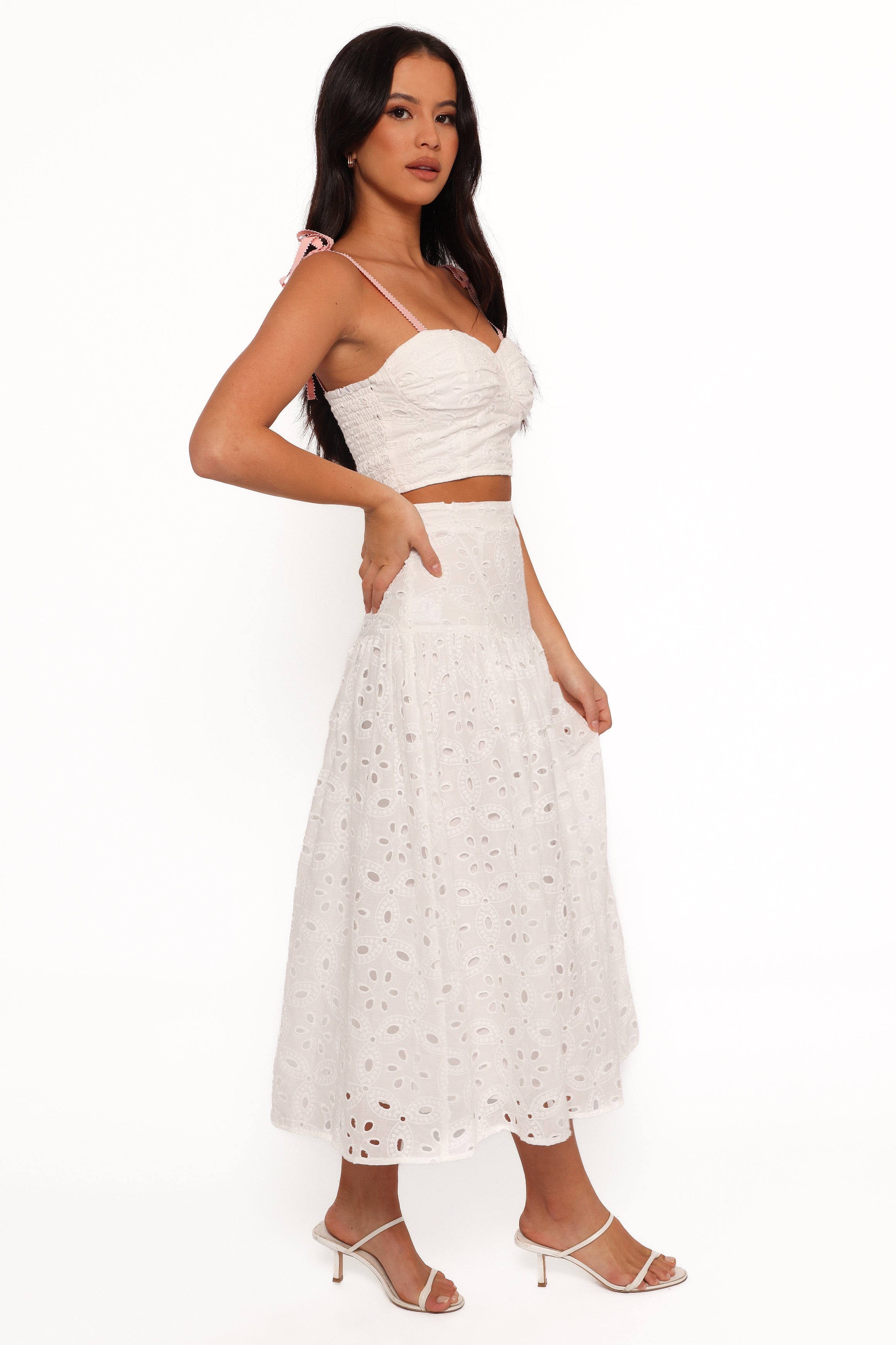 Petal and Pup USA SETS Kara Two Piece Set - White