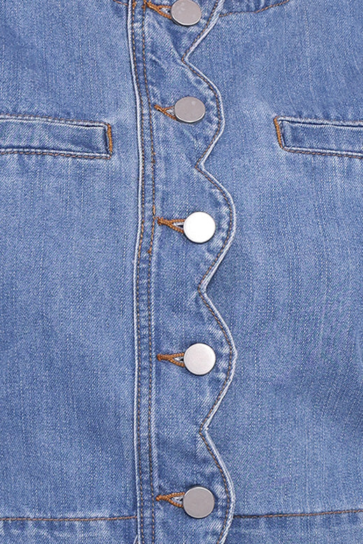 Petal and Pup USA SETS Karish Skirt Set - Medium Denim