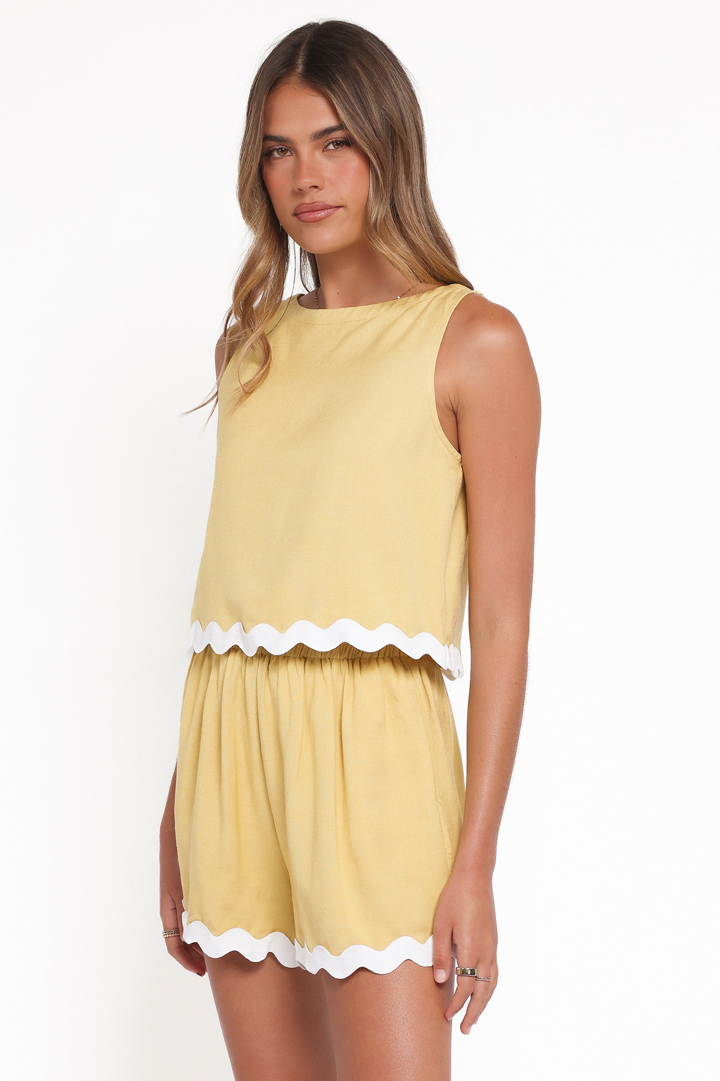 Petal and Pup USA SETS Katy Short Set - Yellow
