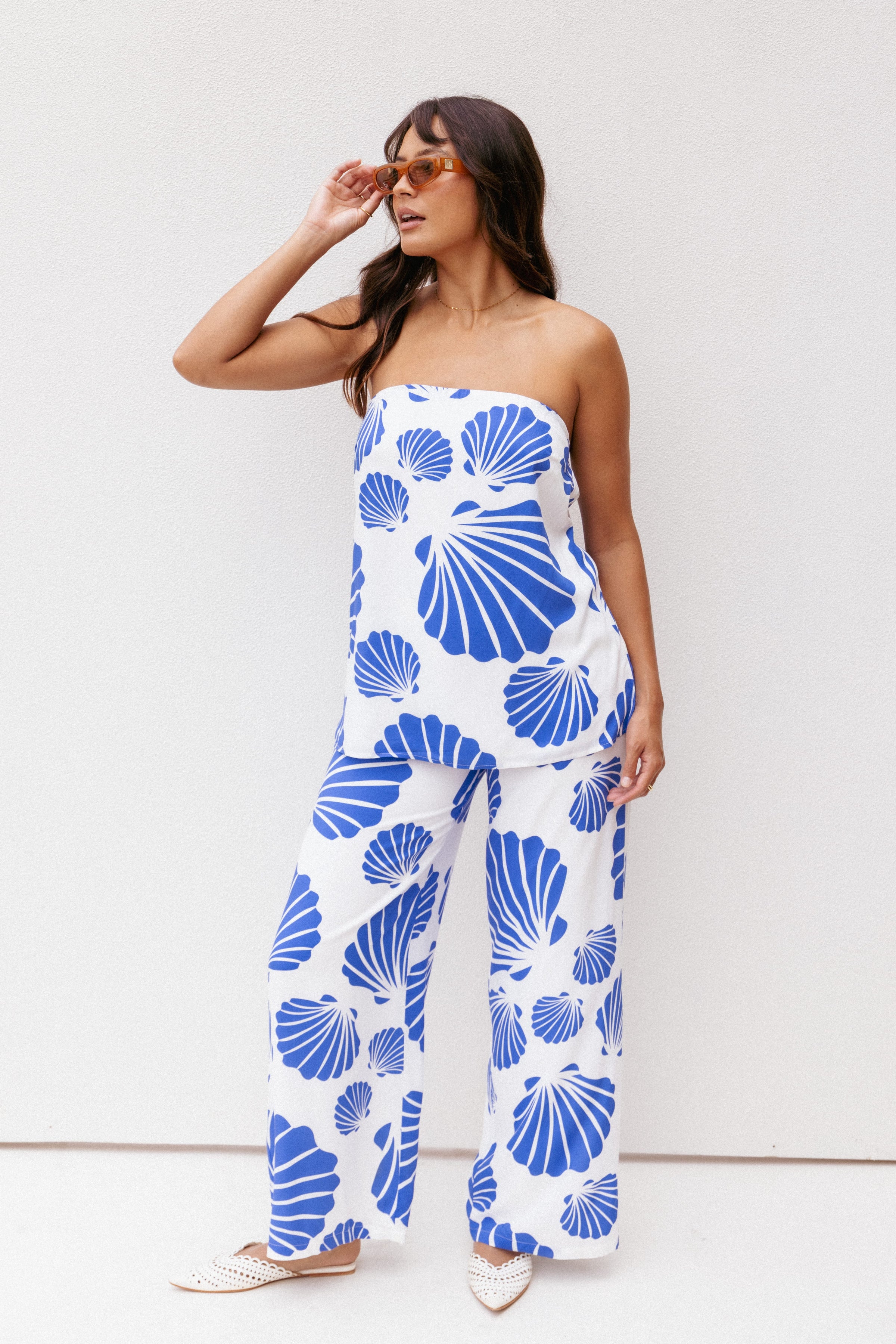 Petal and Pup USA SETS Kristy Pant Set - Blue Shell
