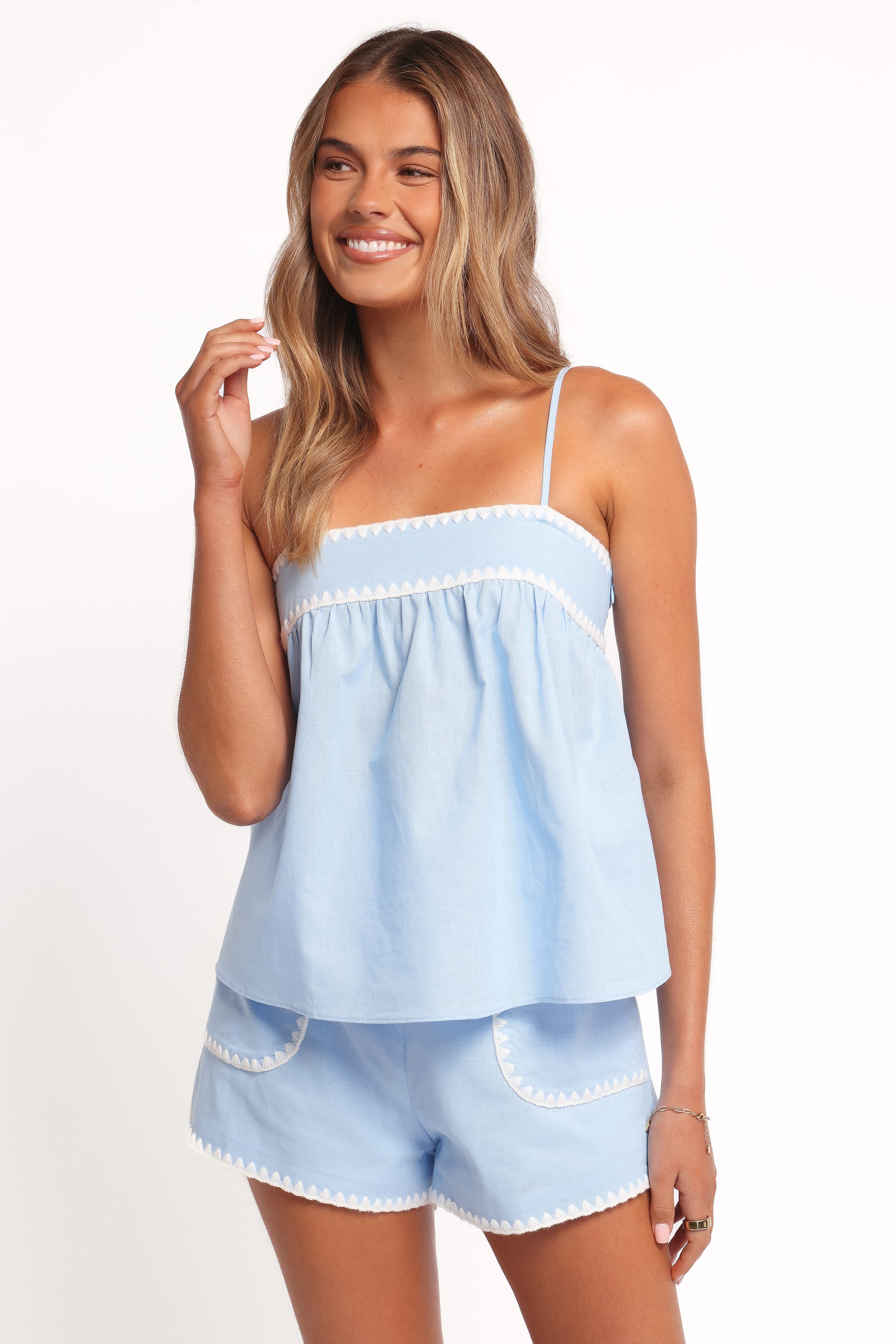 Petal and Pup USA SETS Lila Short Set - Blue