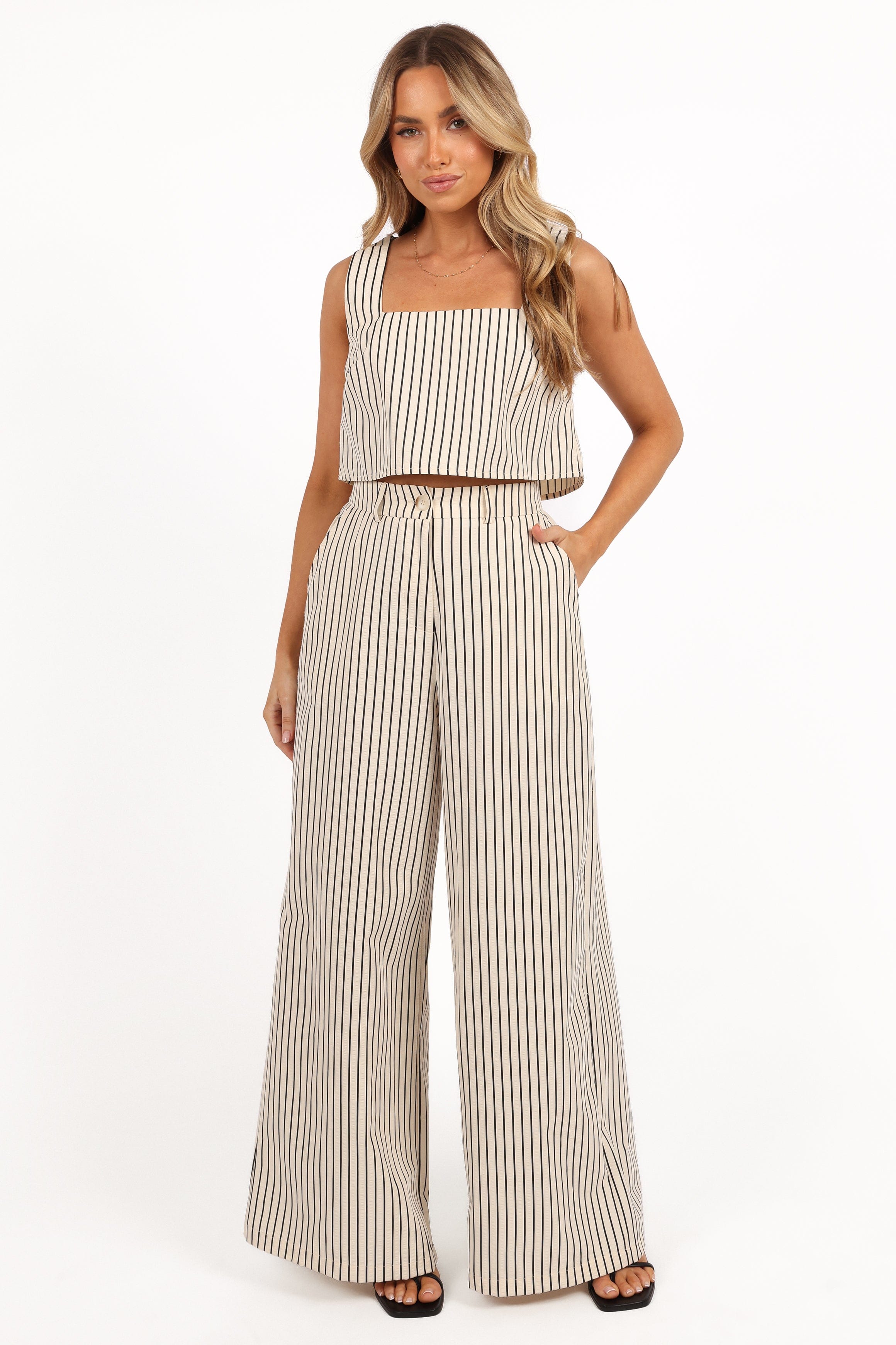 Petal and Pup USA SETS Lili Two Piece Set - Cream