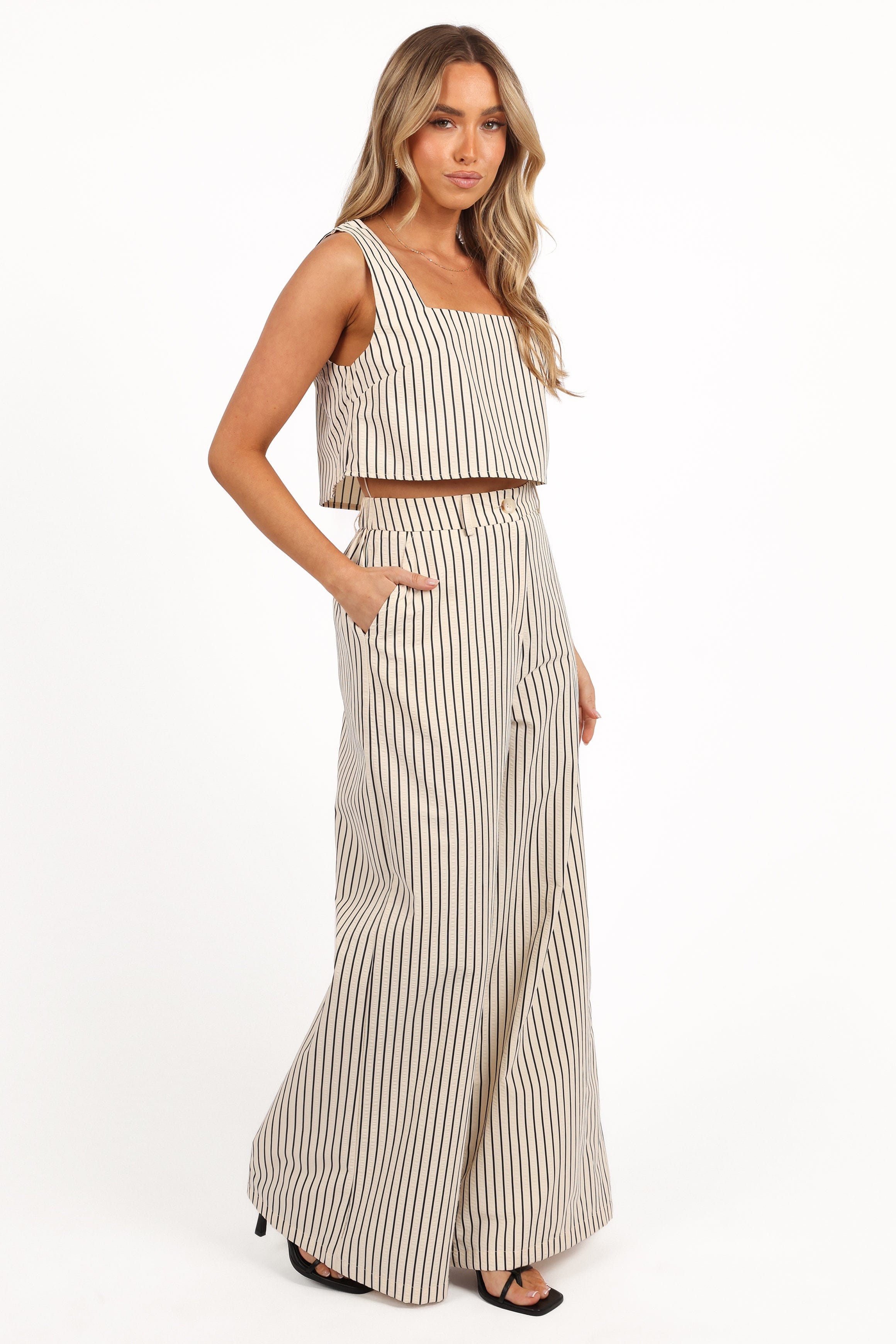 Petal and Pup USA SETS Lili Two Piece Set - Cream