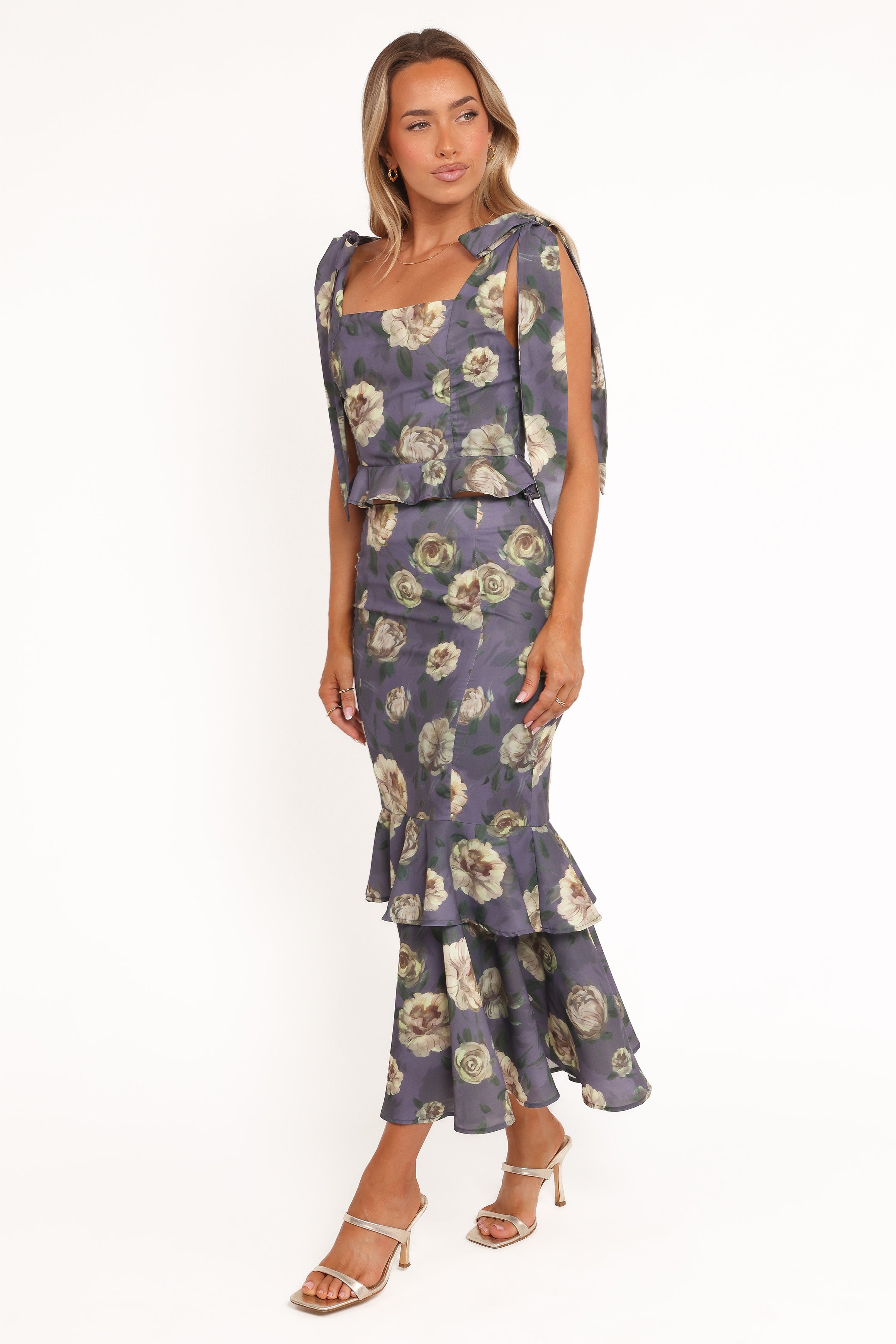 Petal and Pup USA SETS Luna Two Piece Set - Lavender Floral