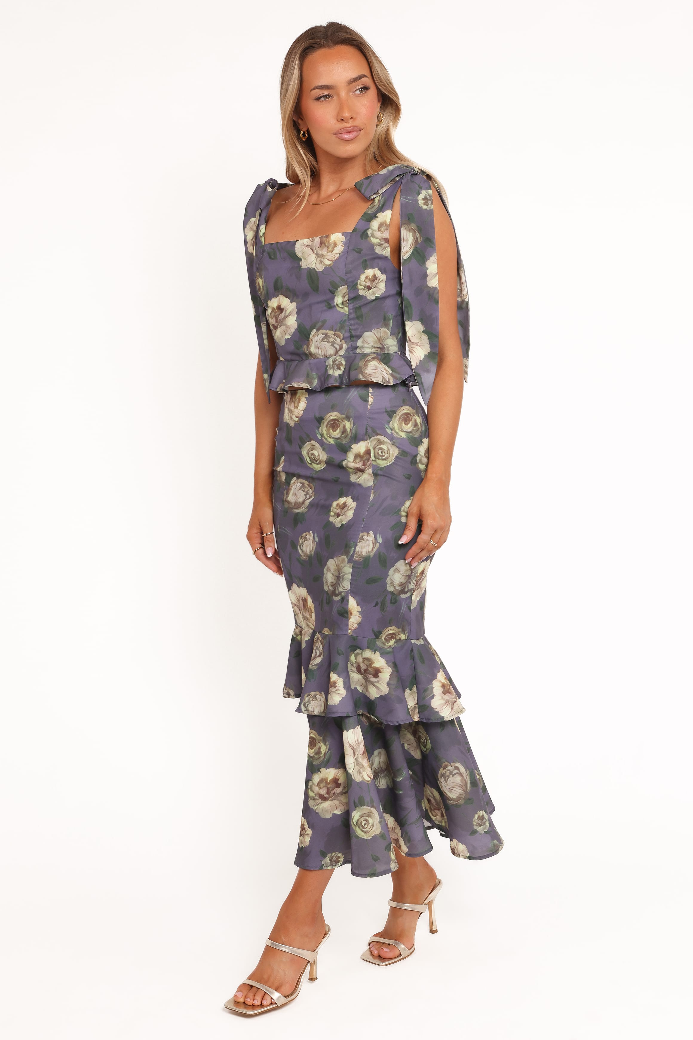 Petal and Pup USA SETS Luna Two Piece Set - Lavender Floral