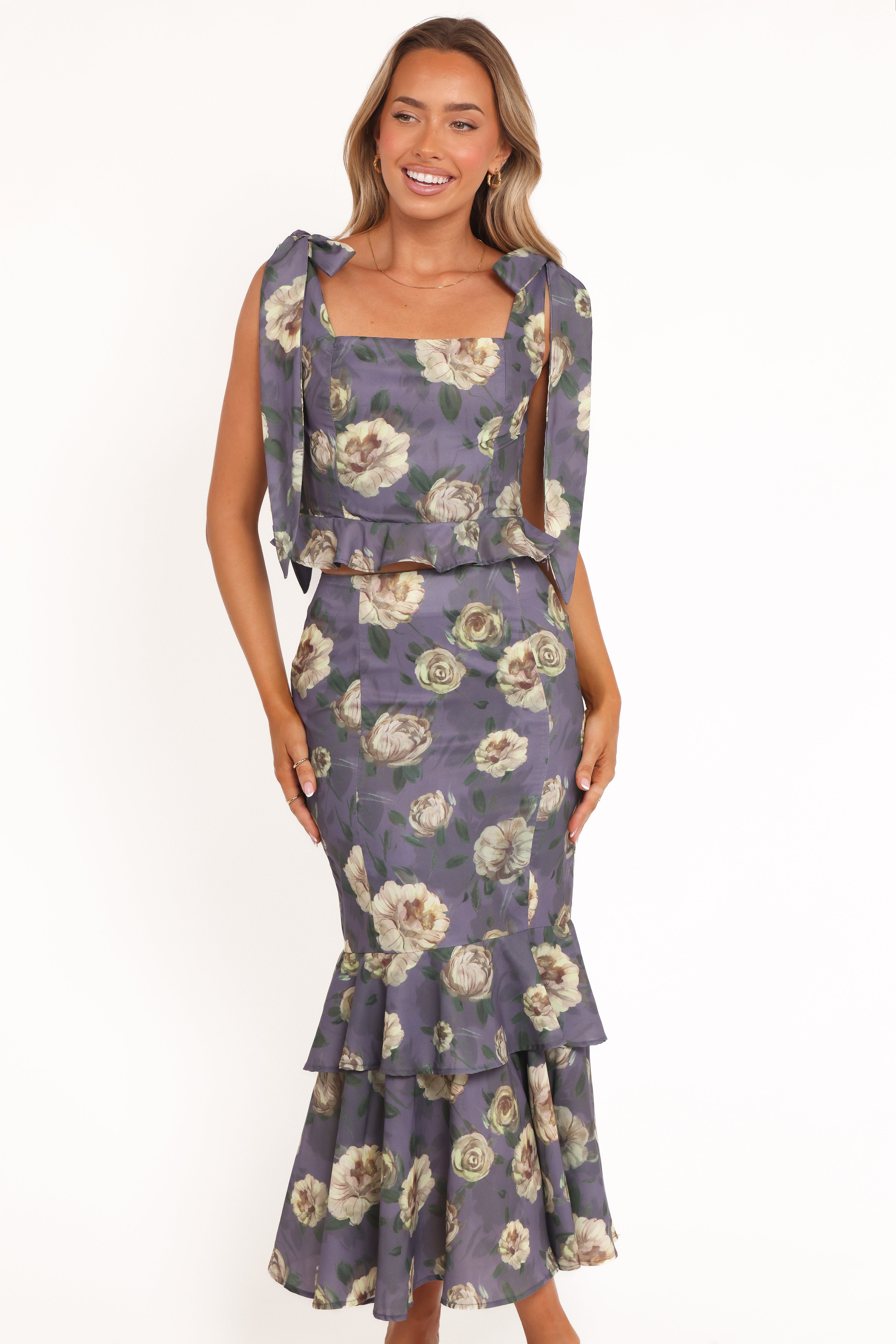 Petal and Pup USA SETS Luna Two Piece Set - Lavender Floral