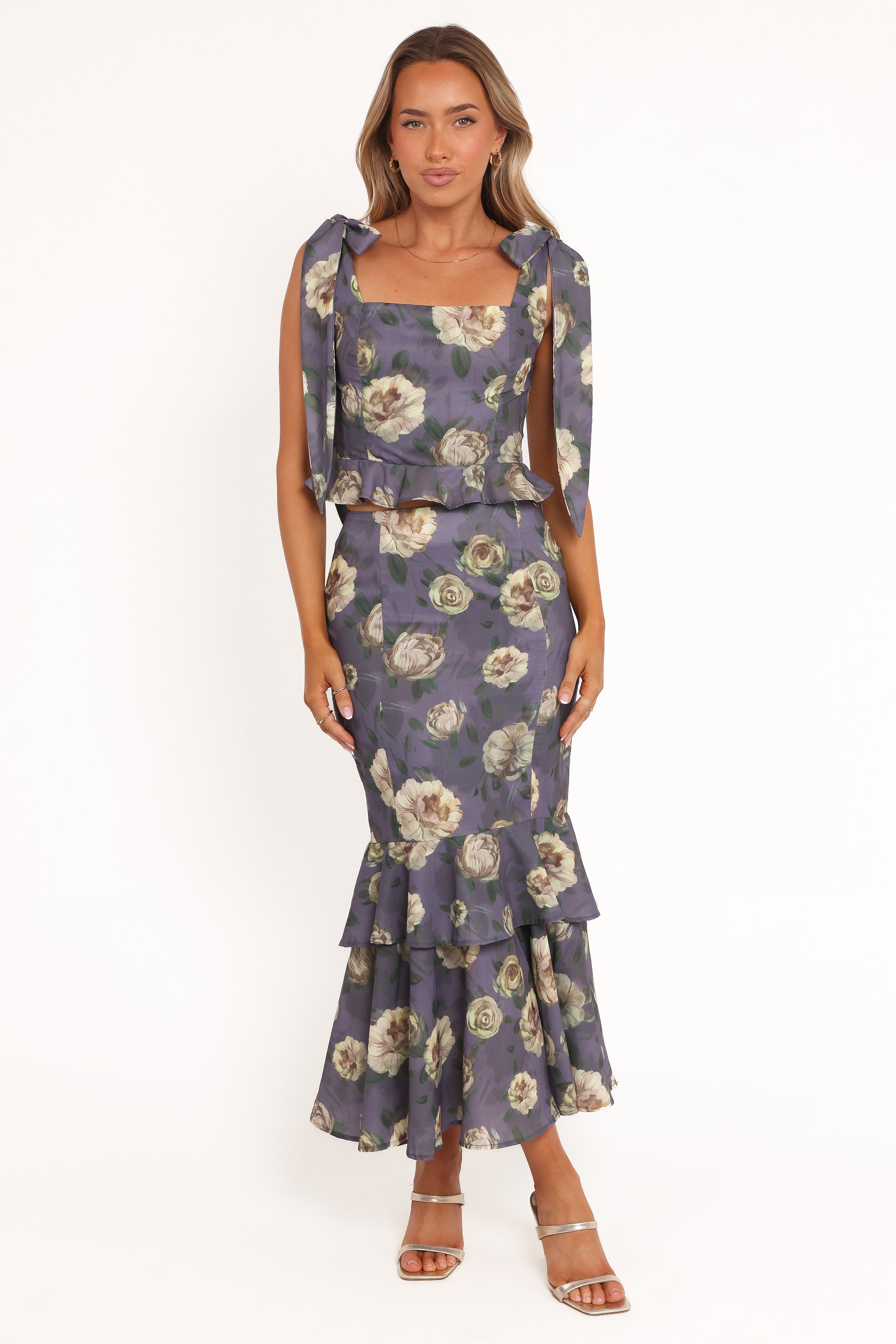 Petal and Pup USA SETS Luna Two Piece Set - Lavender Floral