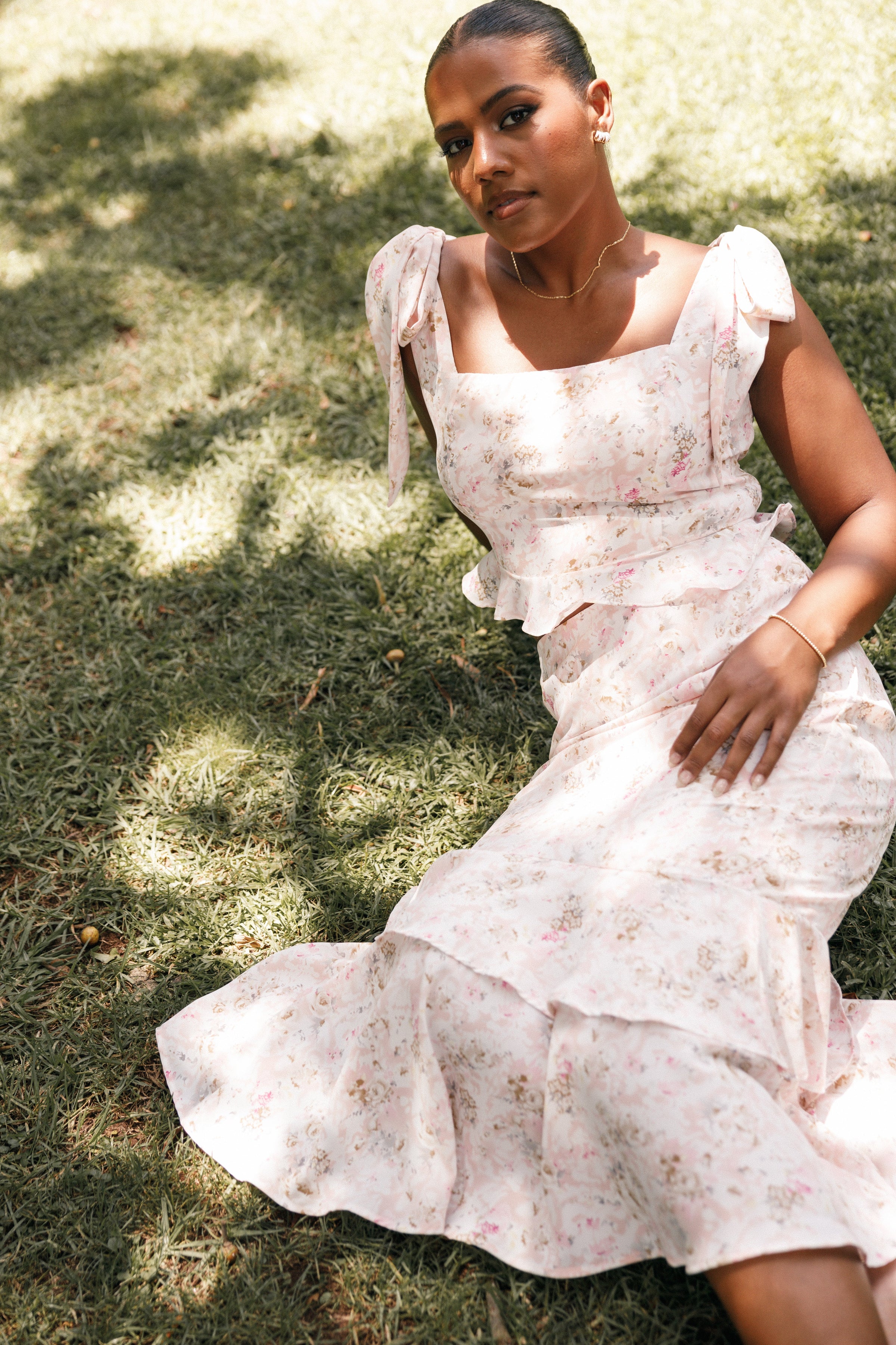 Petal and Pup USA SETS Luna Two Piece Set - Pink Floral