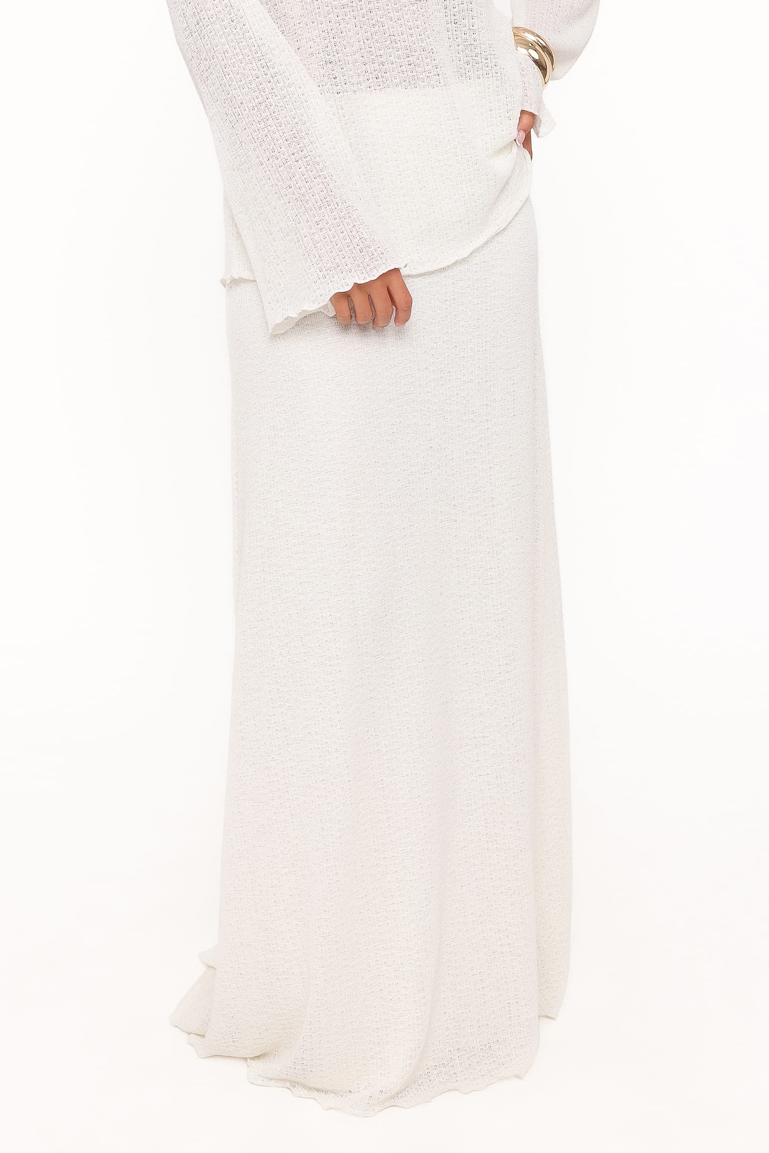Petal and Pup USA SETS Lune Knit Skirt Set - Cream