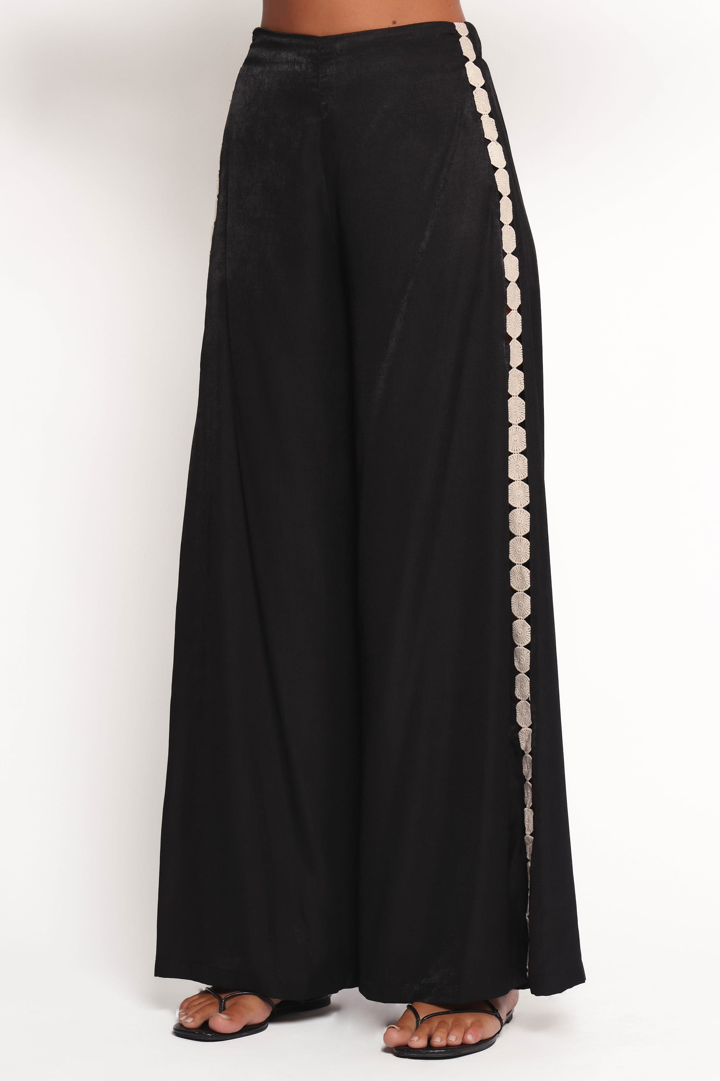 Petal and Pup USA SETS Margarete Pant Set - Black Cream