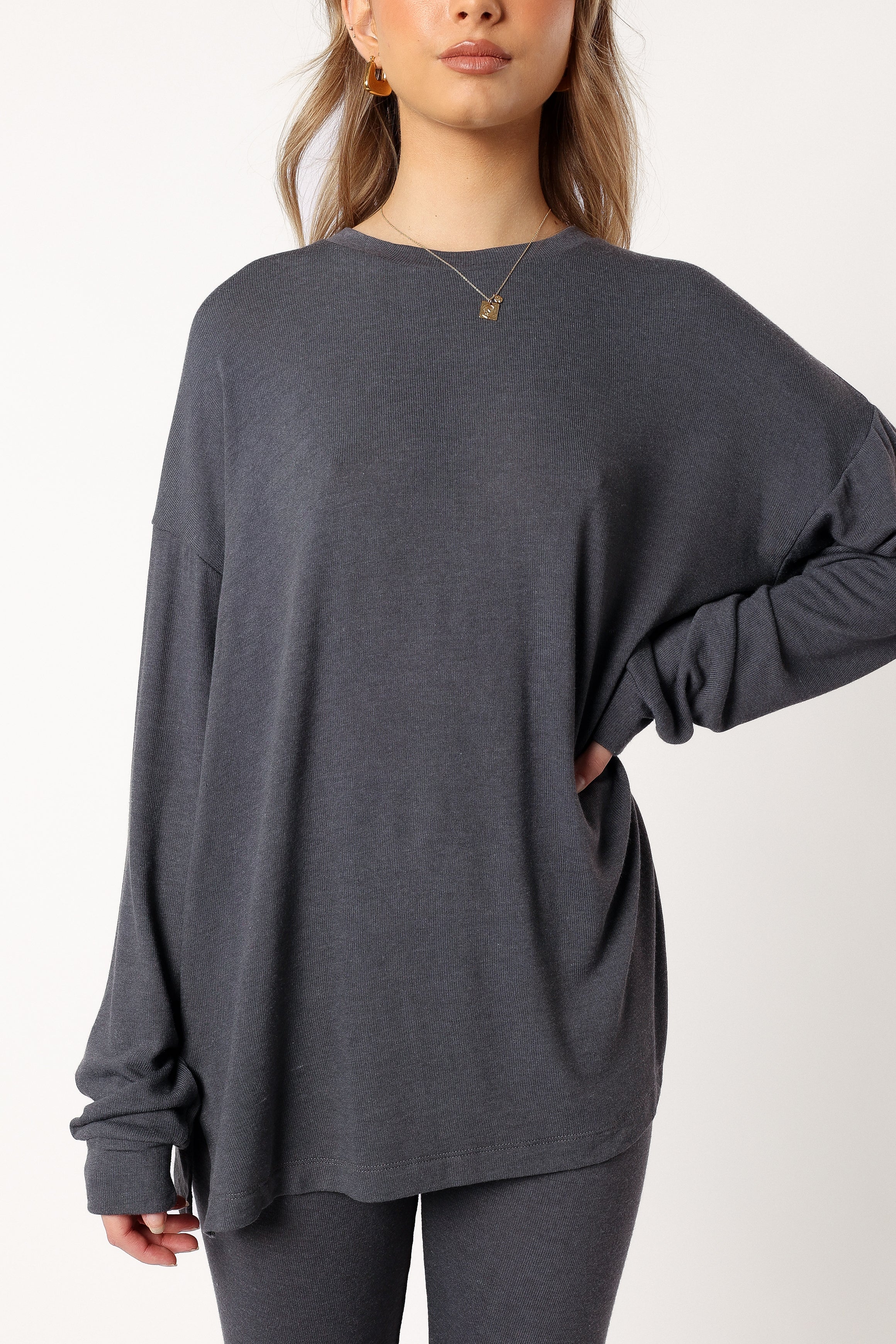 Petal and Pup USA SETS Margo Two Piece Set - Charcoal