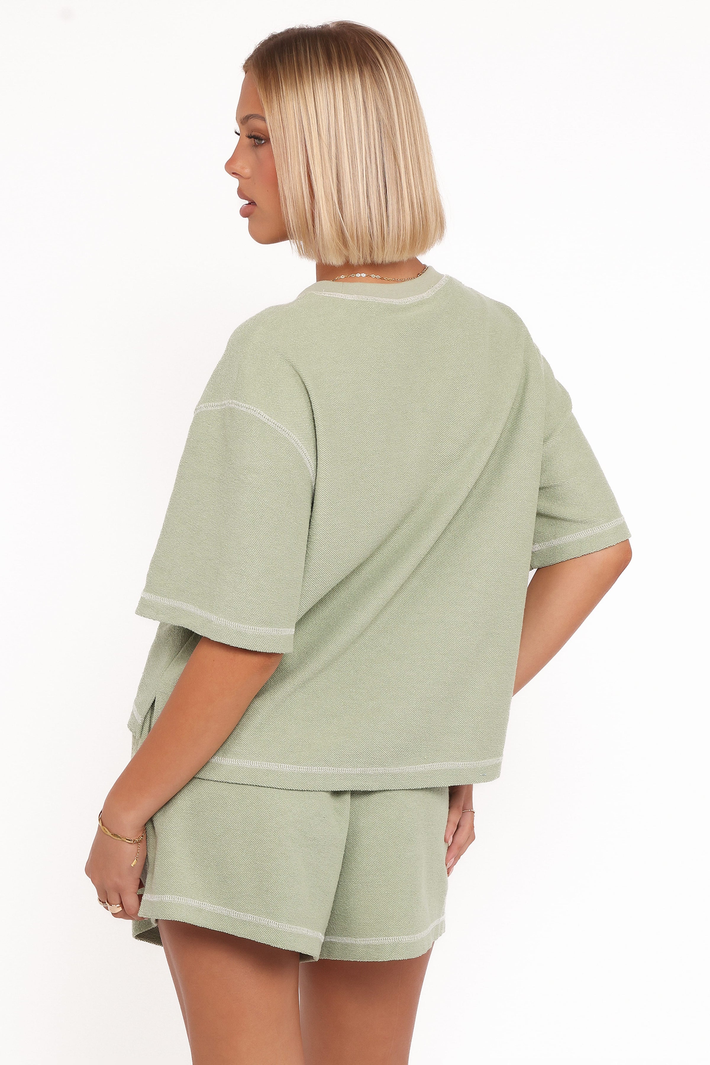 Petal and Pup USA SETS Melody Knit Short Set - Matcha
