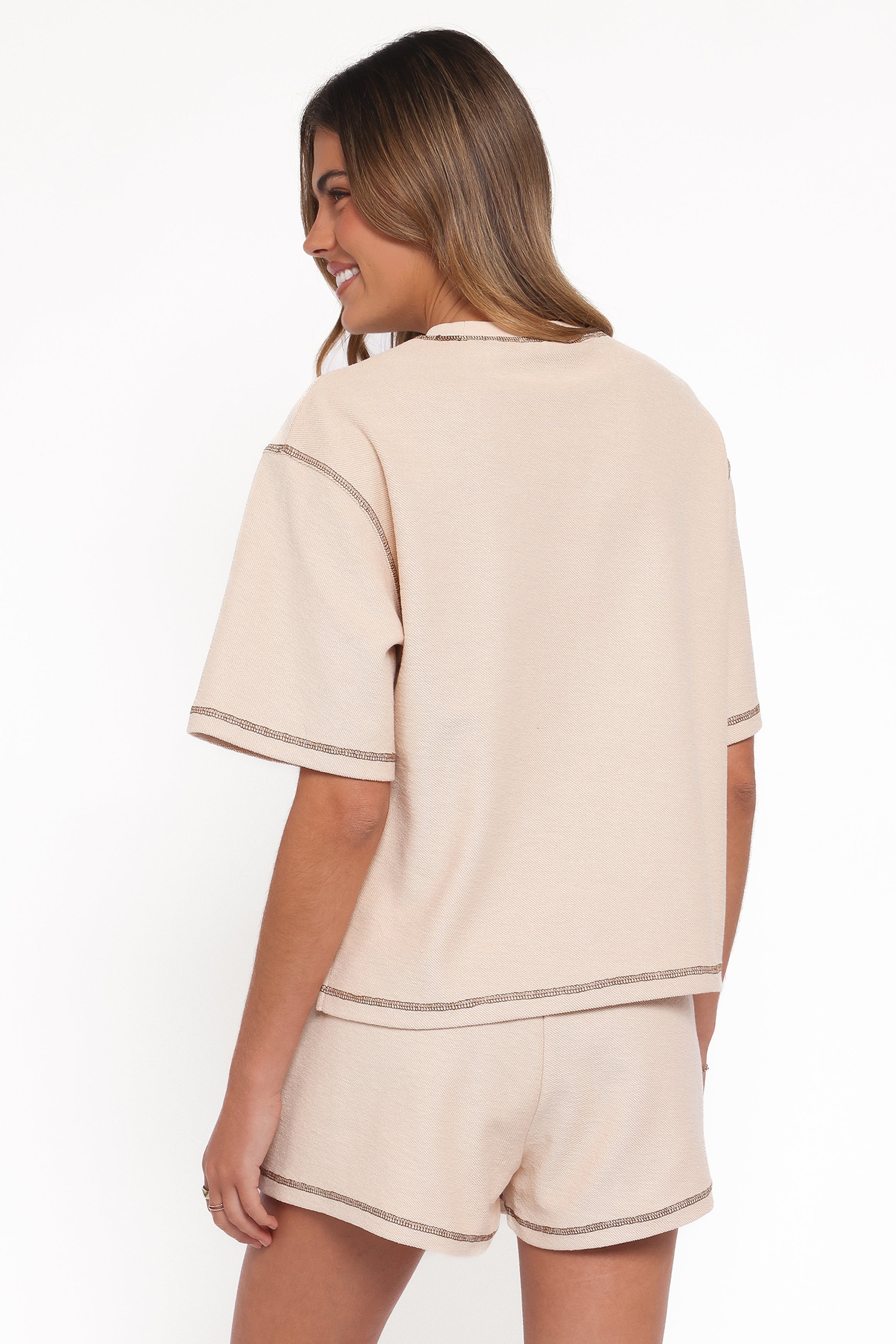 Petal and Pup USA SETS Melody Knit Short Set - Oat