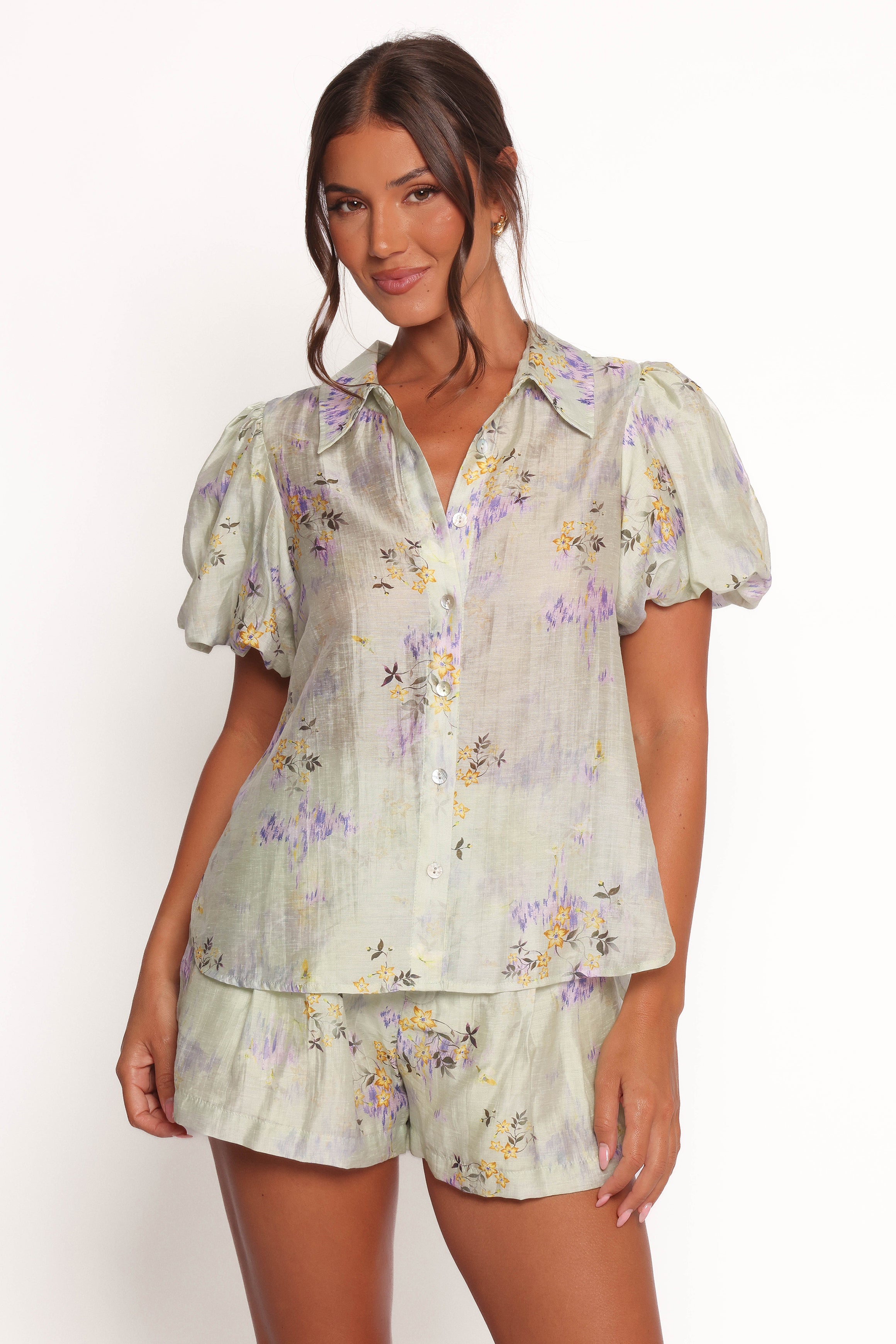 Petal and Pup USA SETS Mimii Short Set - Light Sage