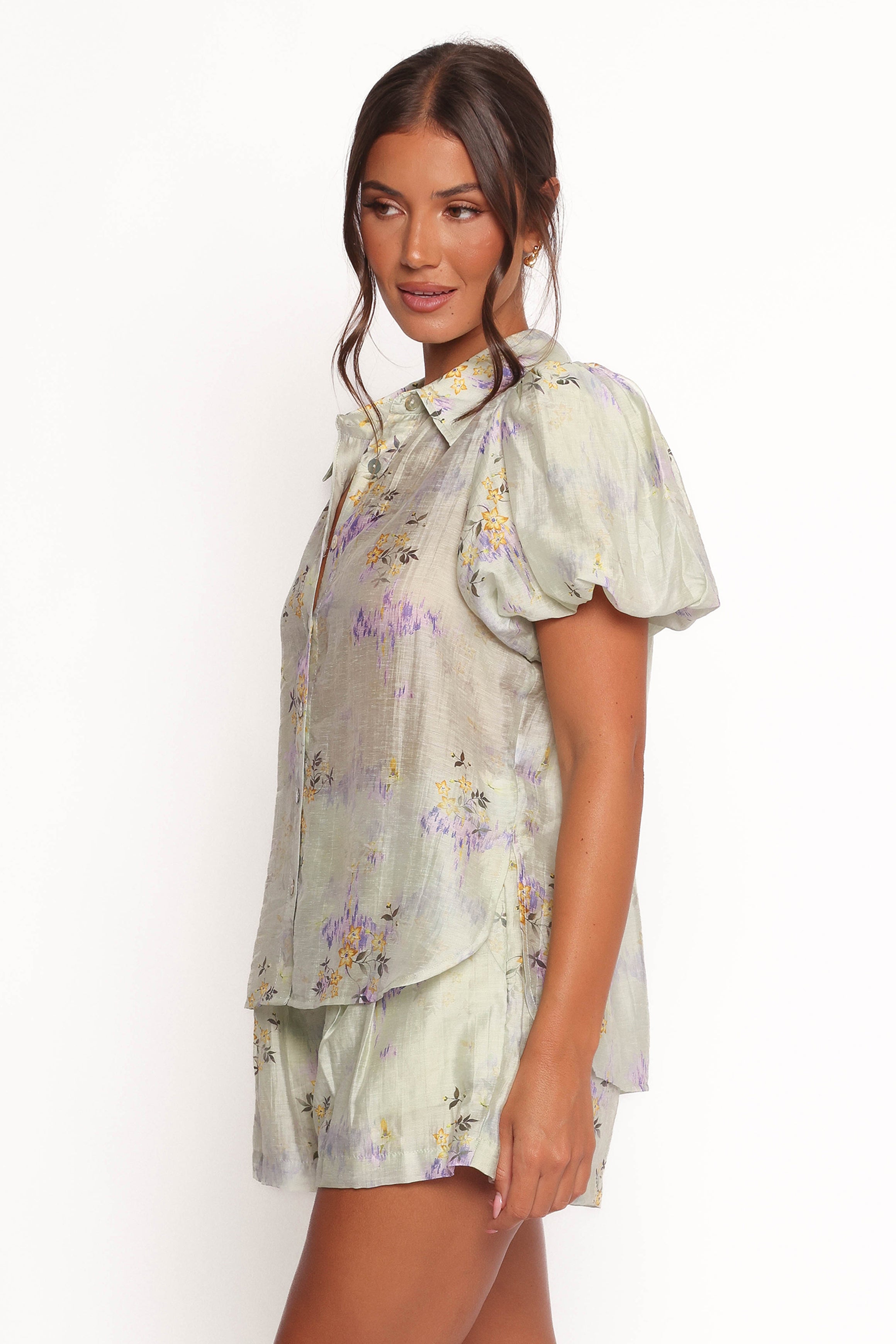 Petal and Pup USA SETS Mimii Short Set - Light Sage