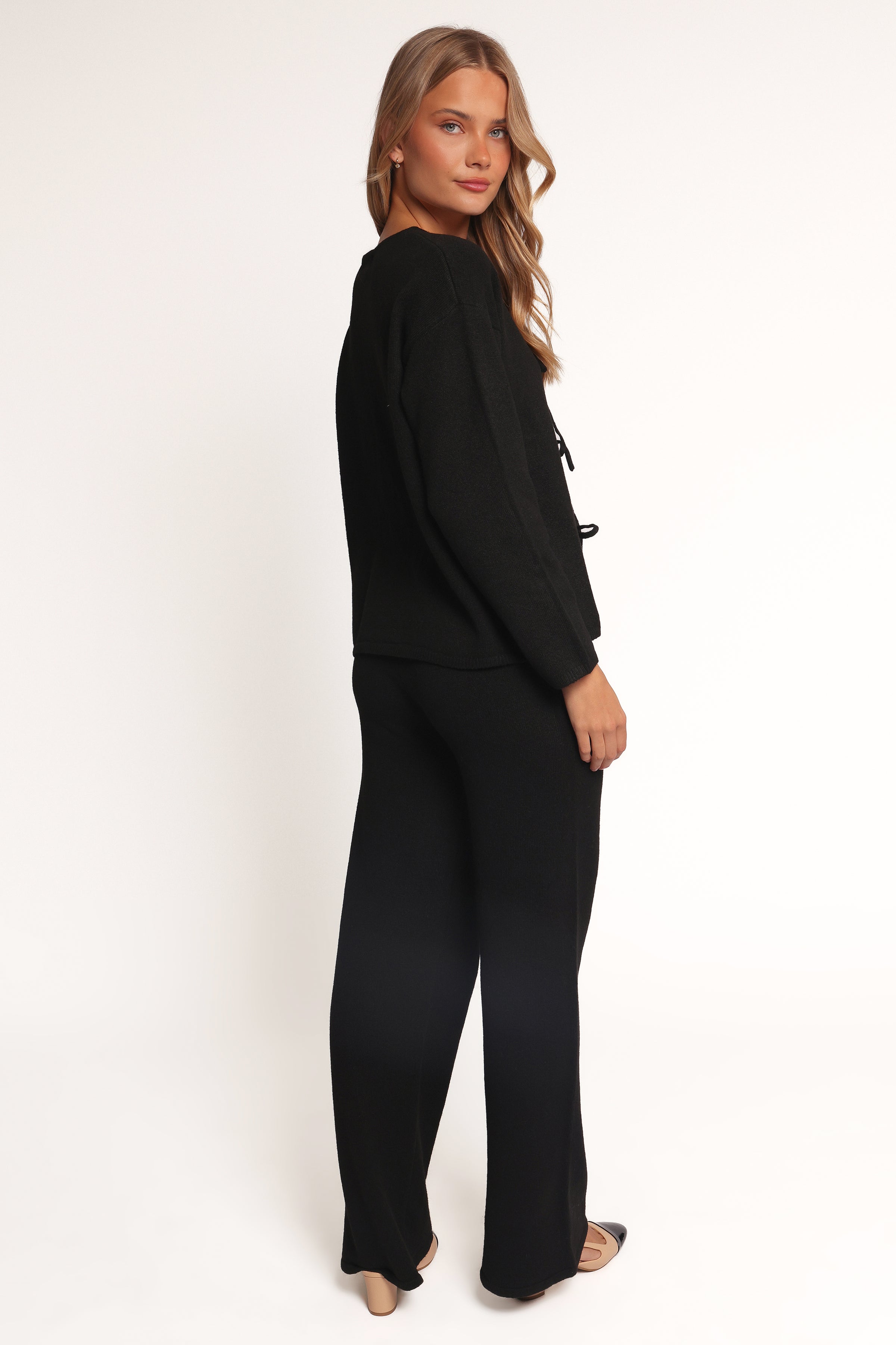 Petal and Pup USA SETS Odell Knit Set - Black