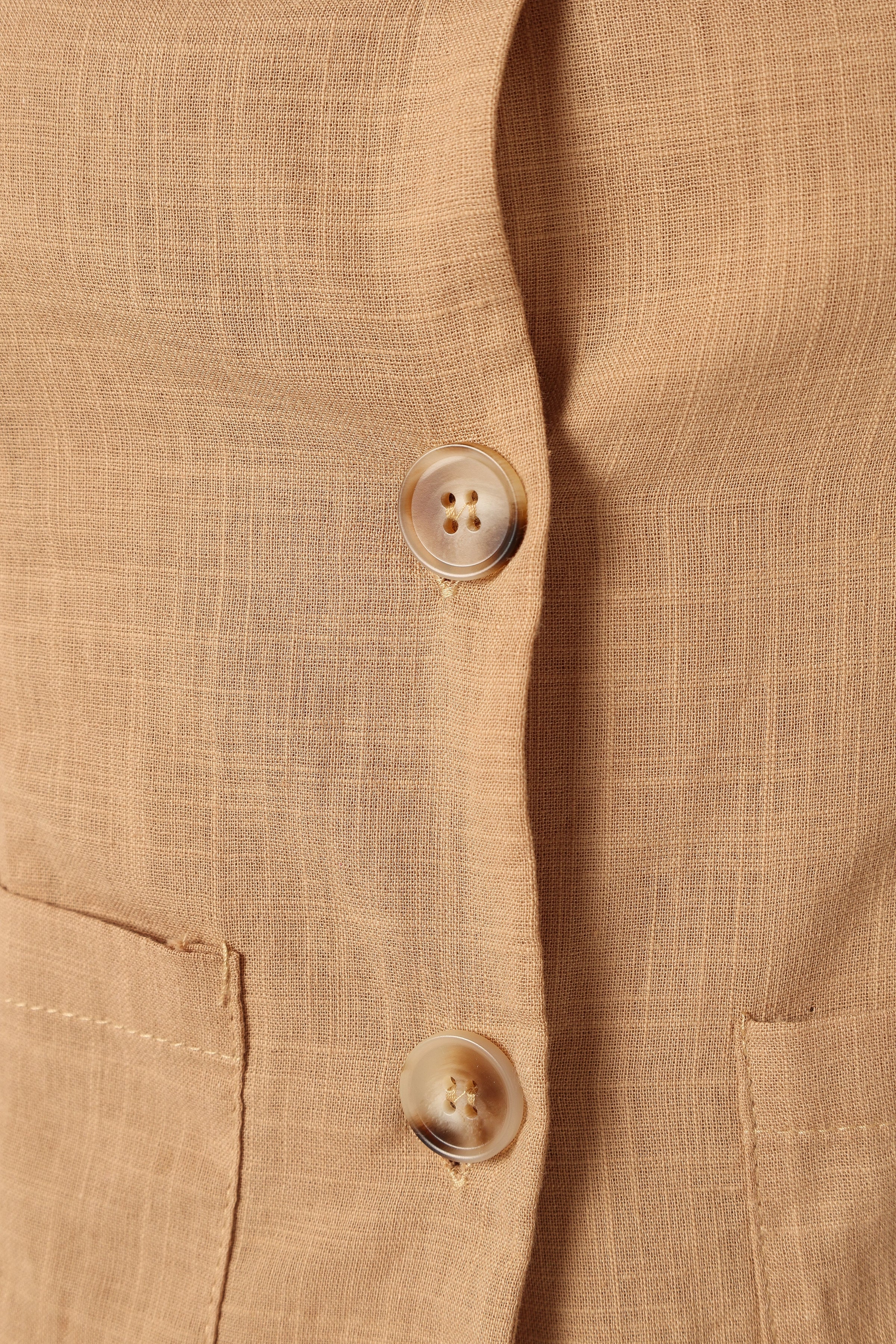 Petal and Pup USA SETS Peter Two Piece Linen Set - Tan