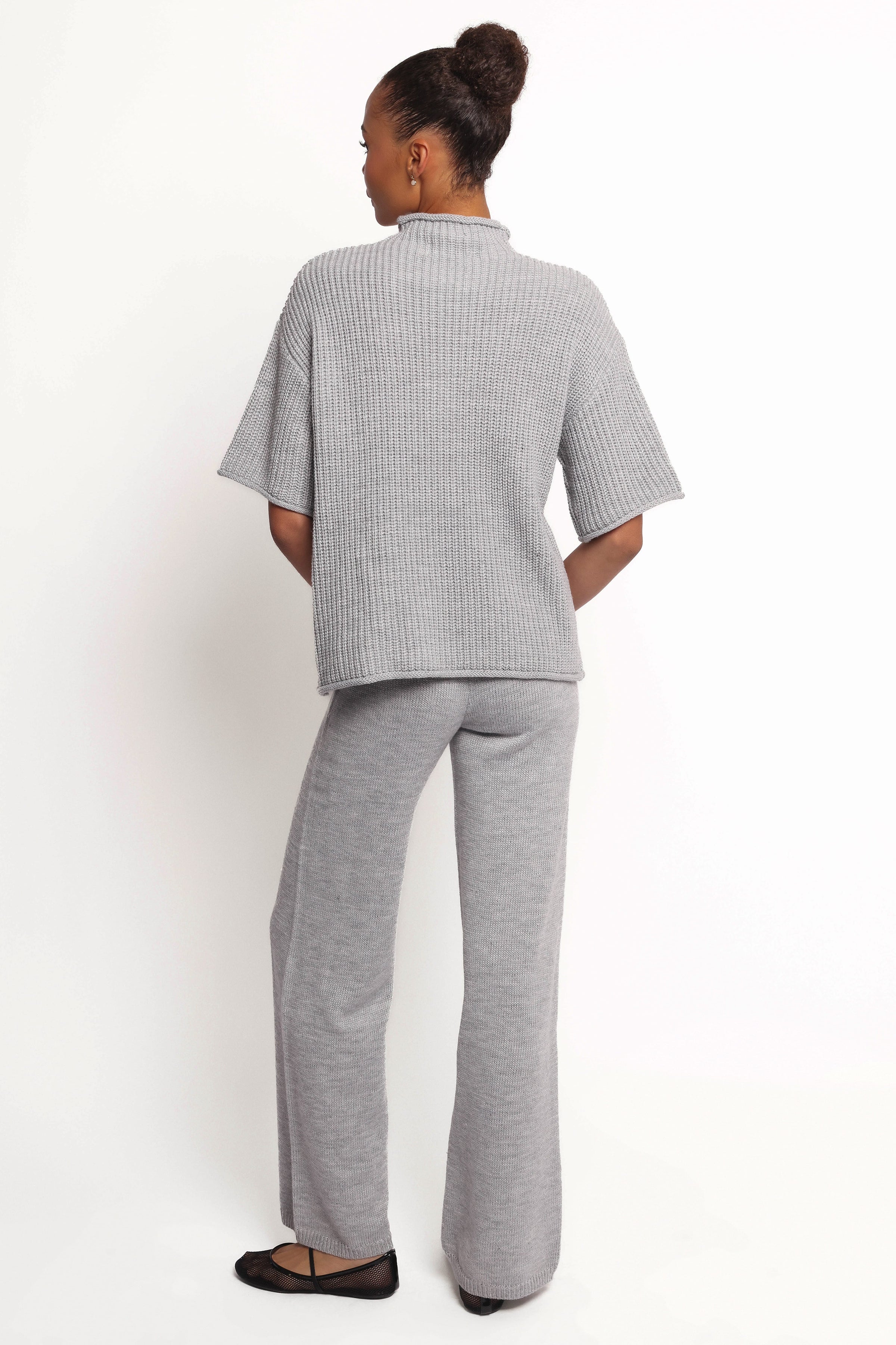 Petal and Pup USA SETS Remii Knit Pant Set - Grey