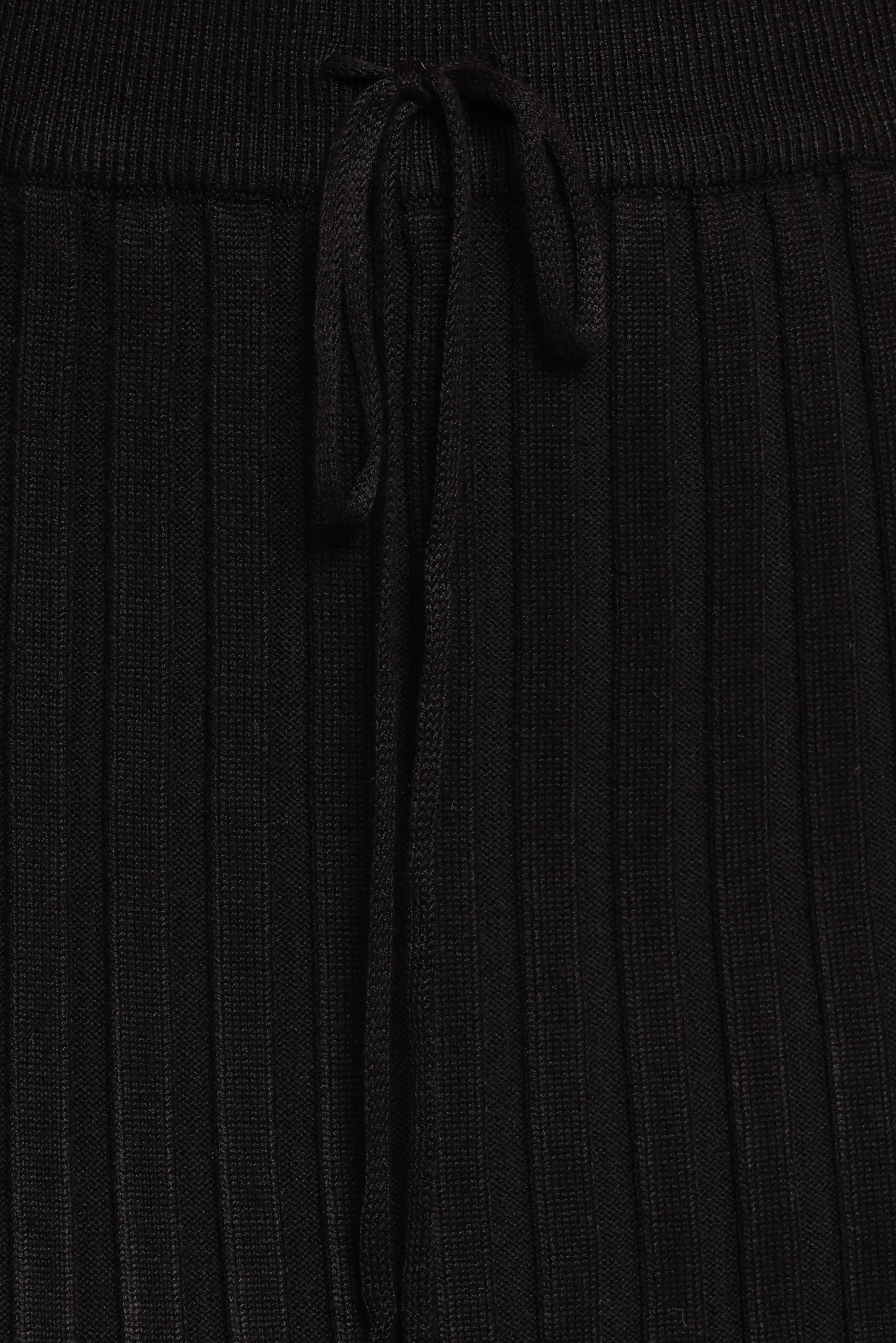 Petal and Pup USA SETS Richelle Ribbed Knit Skirt Set - Black