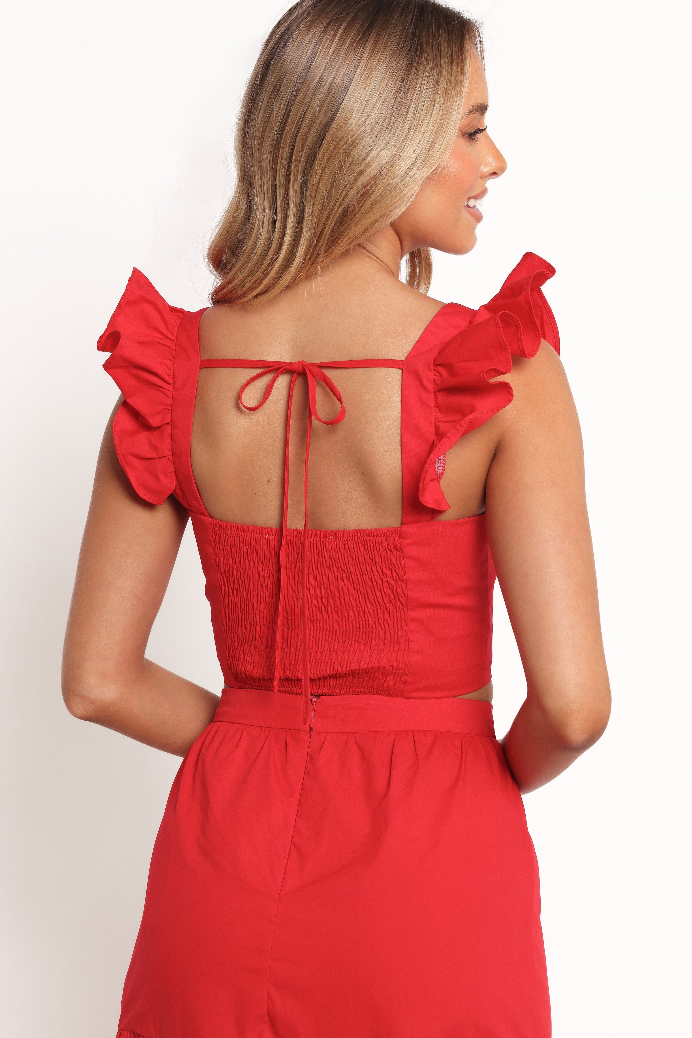 Petal and Pup USA SETS Roxia Skirt Set - Red