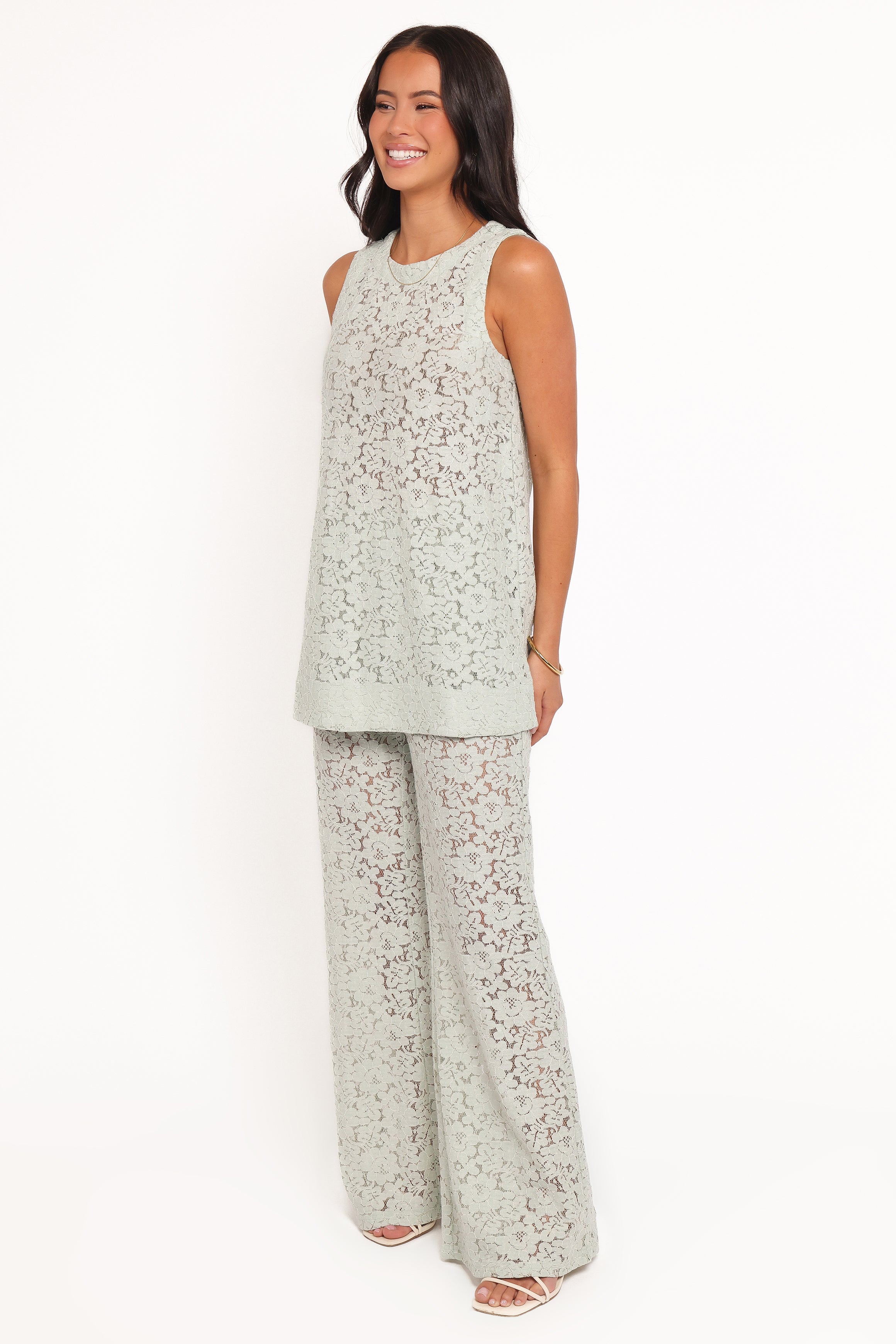 Petal and Pup USA SETS Sammy Embroidered Set - Mint Green