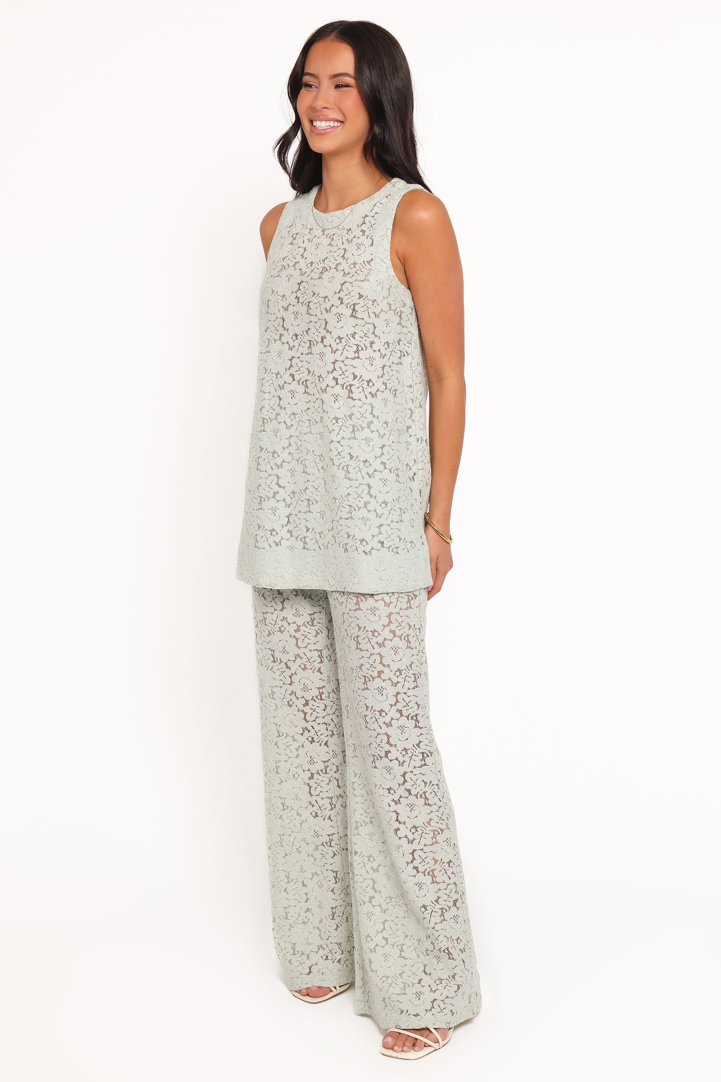 Petal and Pup USA SETS Sammy Embroidered Set - Mint Green