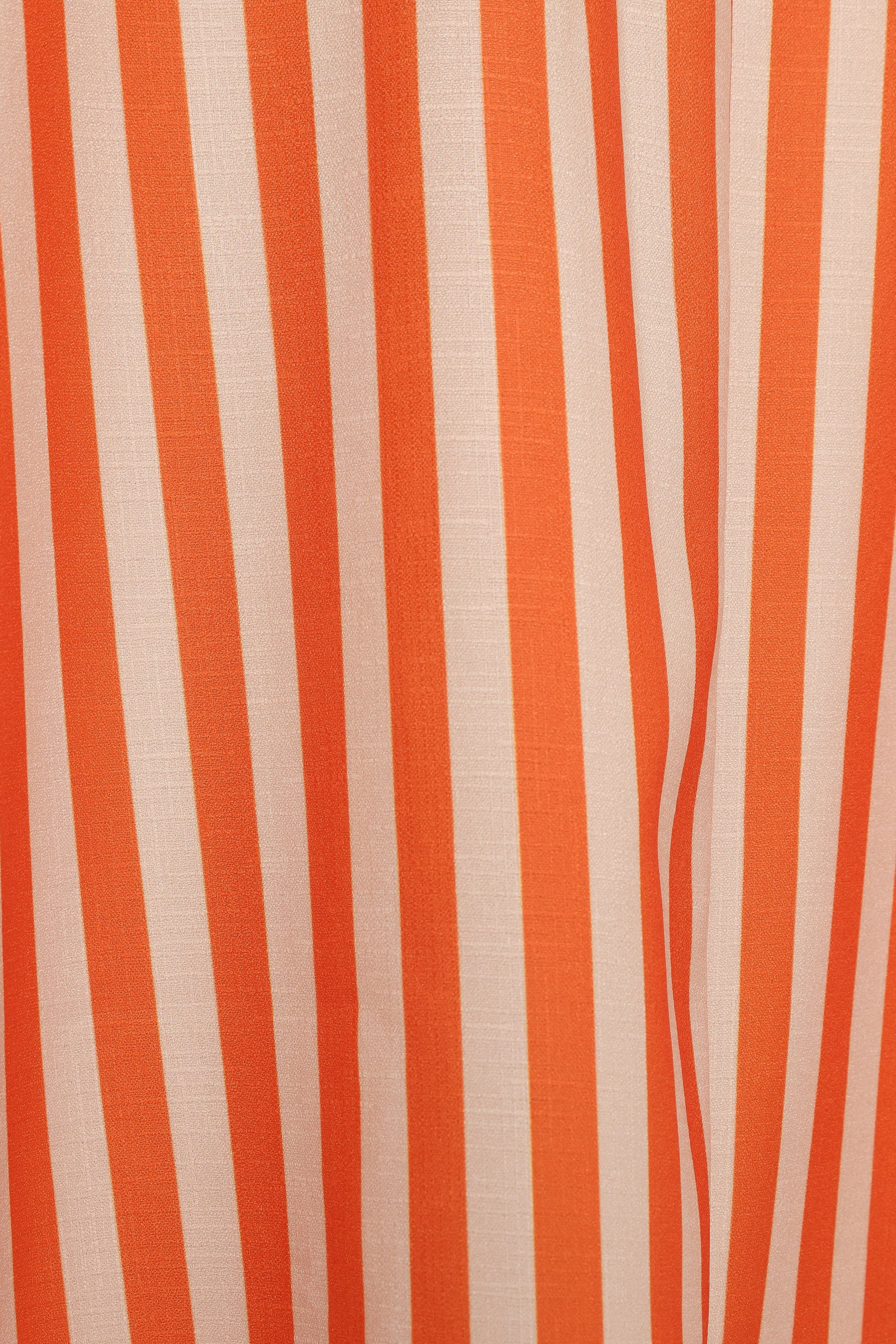 Petal and Pup USA SETS Serafina Two Piece Set - Orange Beige Stripe