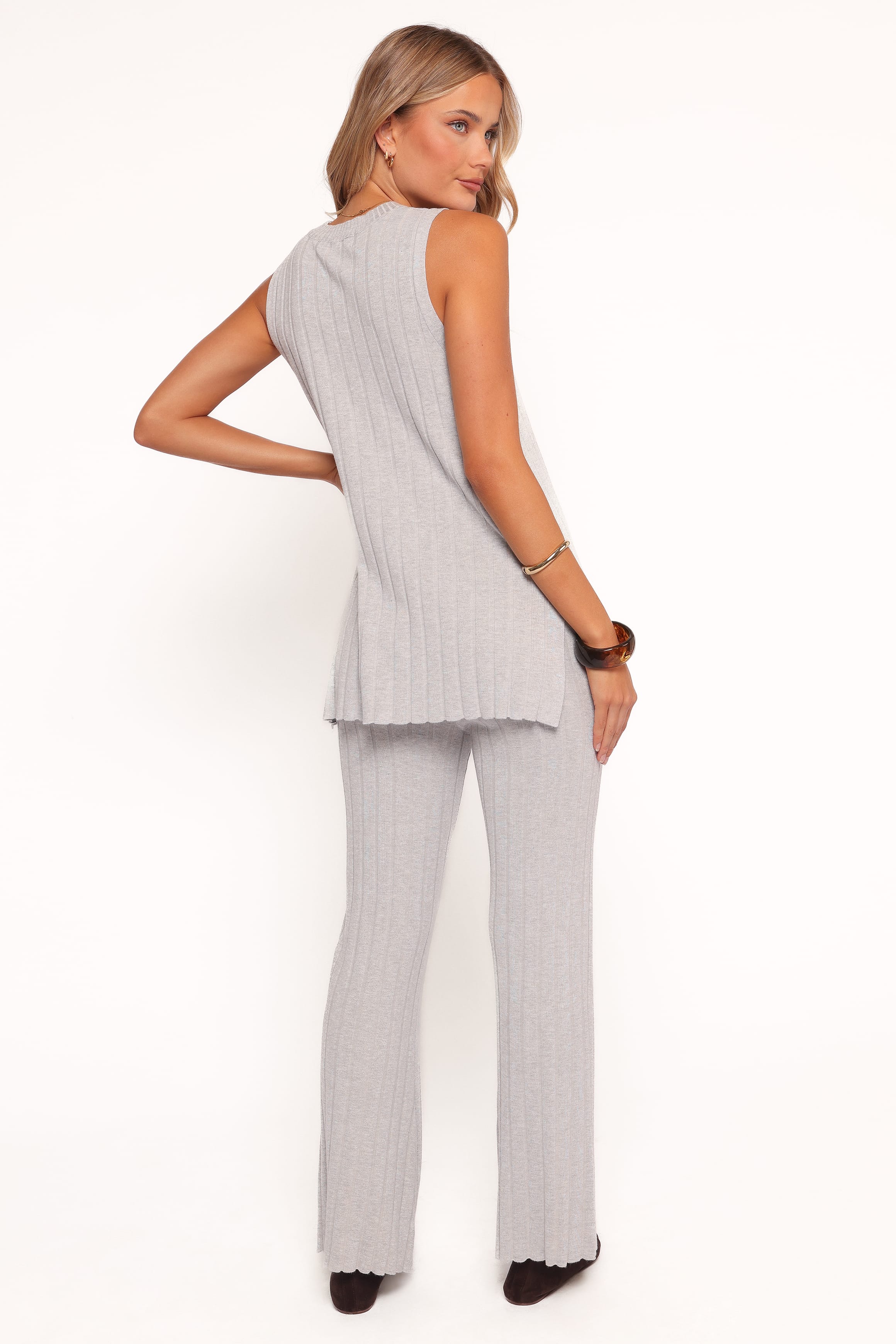 Petal and Pup USA SETS Silvie Knitted Set - Grey