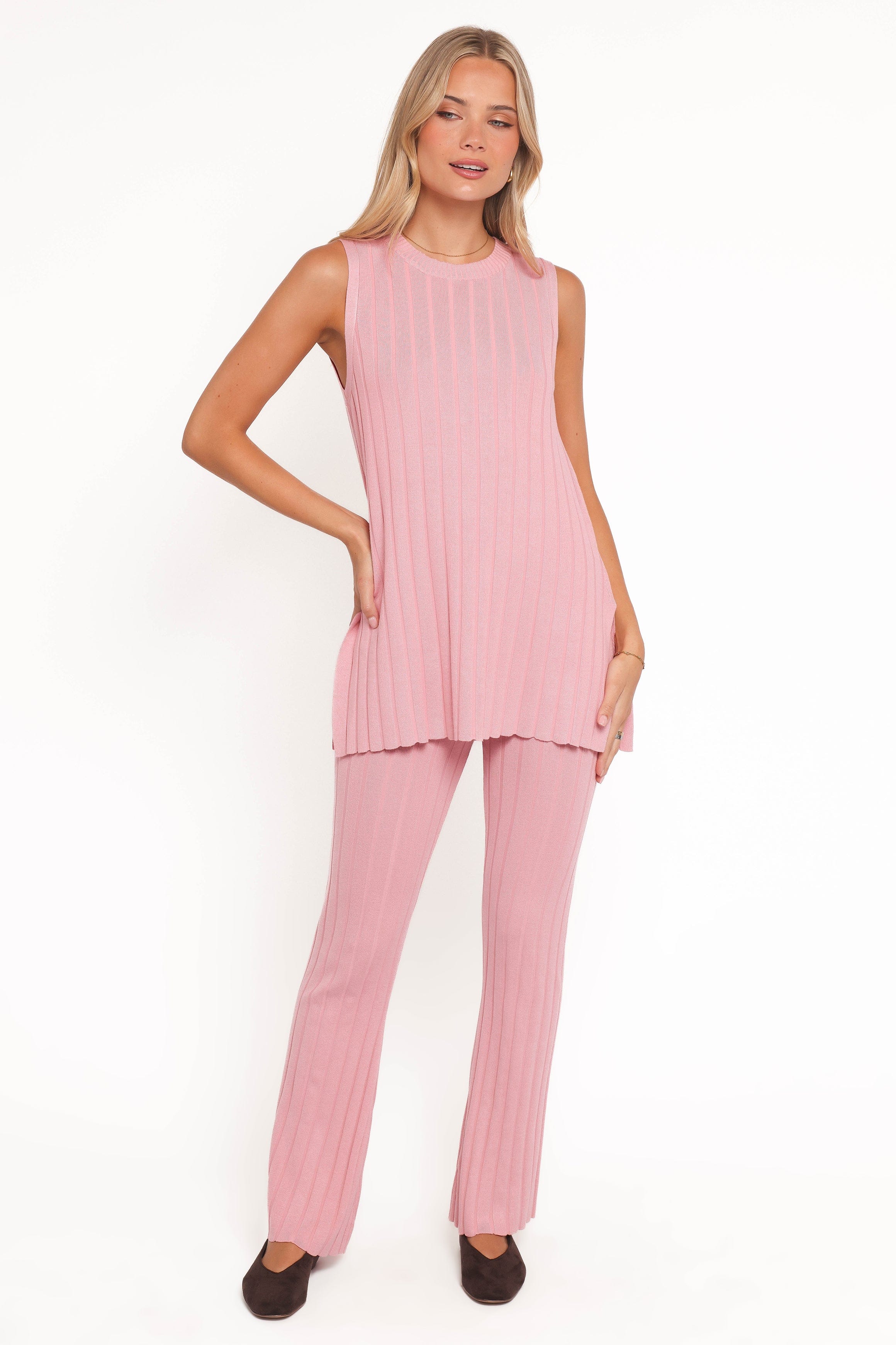 Petal and Pup USA SETS Silvie Knitted Set - Rose